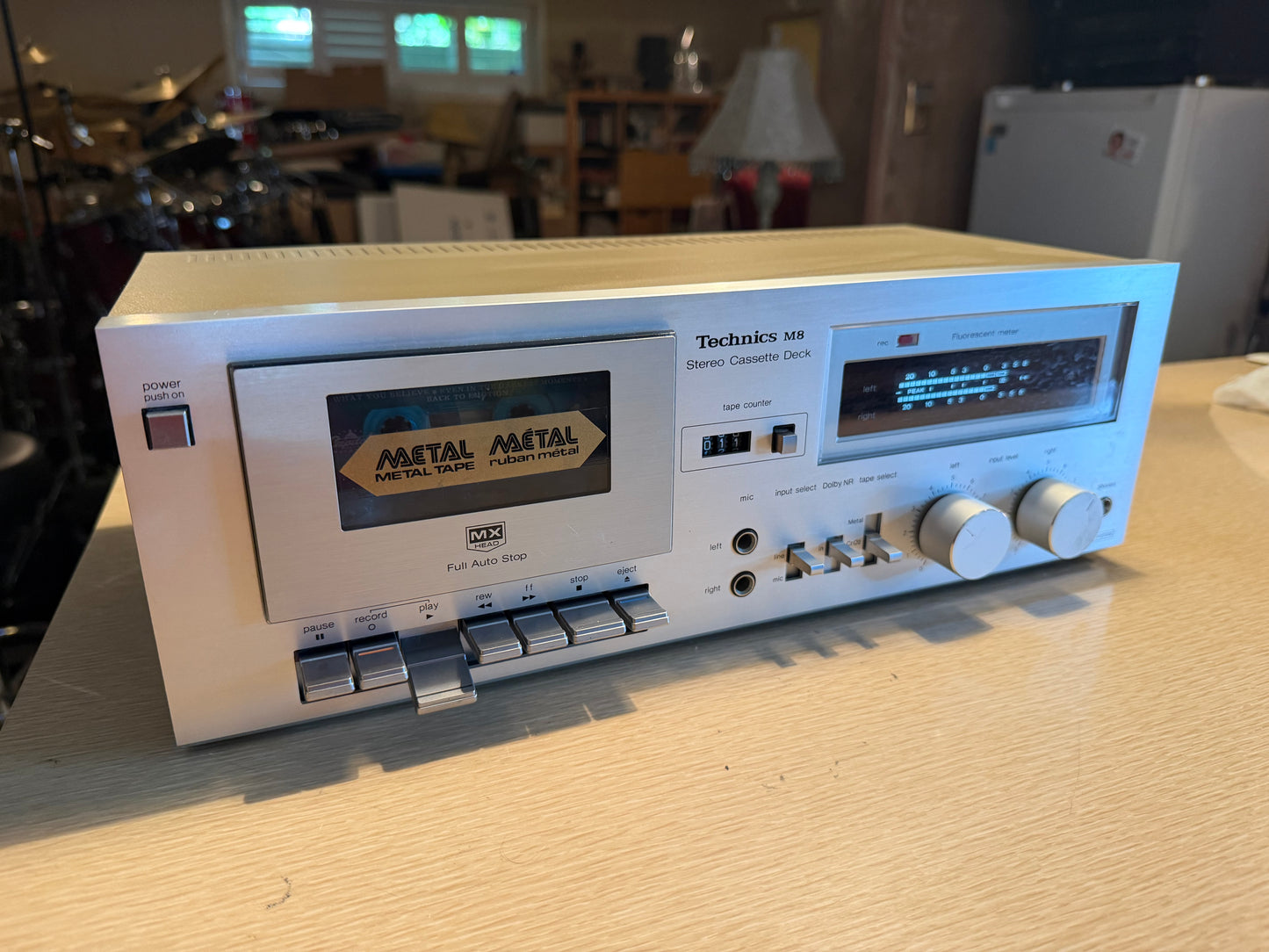 Technics RS - M8 Stereo Cassette Deck Made In Japan FULL FRESH SERVICE NICE!🎶