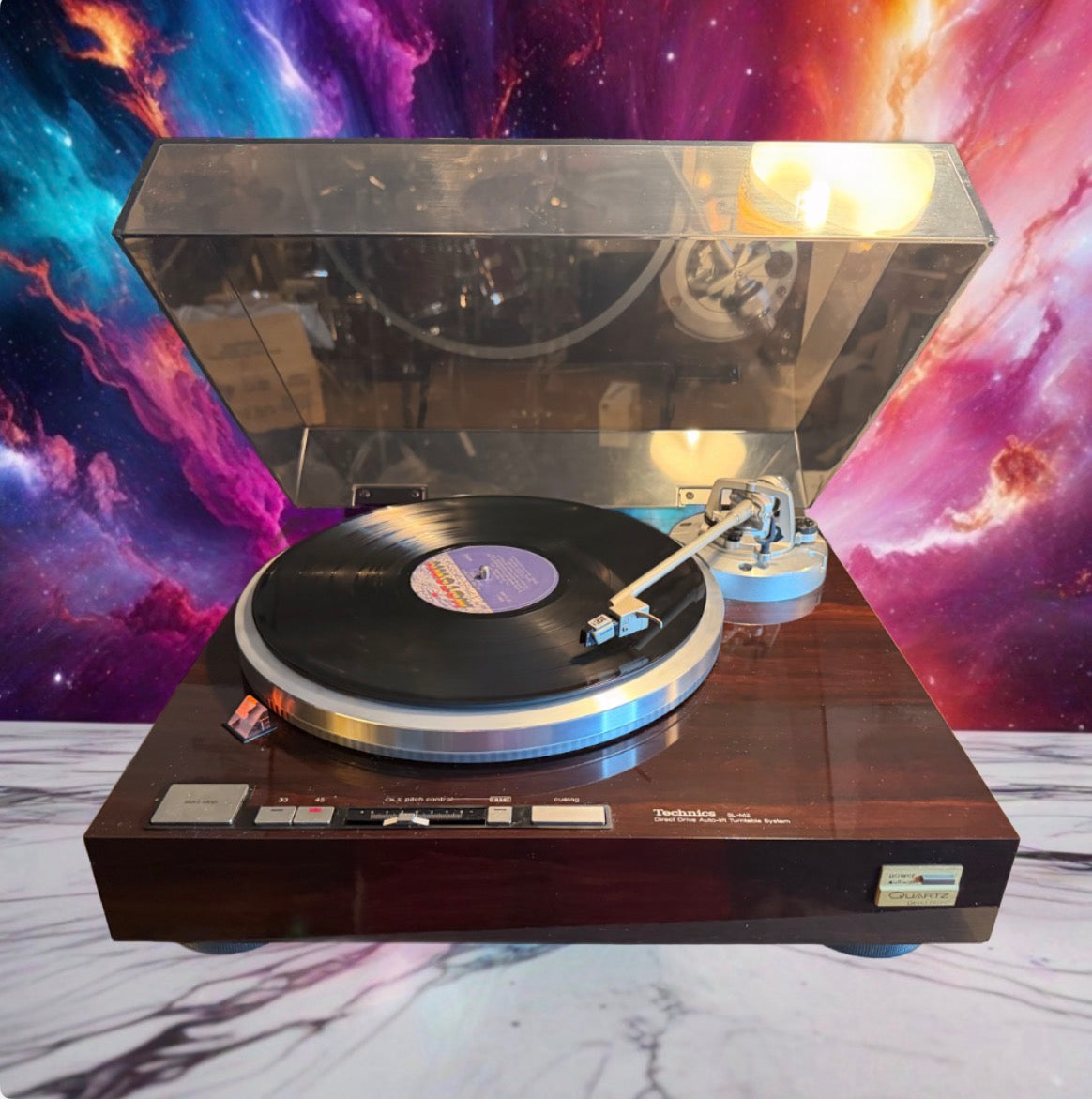 Technics SL M2 direct drive quartz lock turntable Full Fresh Service Excellent🎶