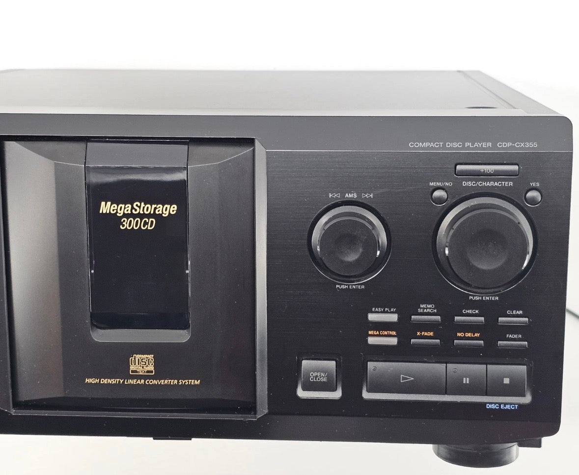 Sony CDP-CX335 Mega Storage Compact Disc 300 CD Changer Player *FULL SERVICE*🔥