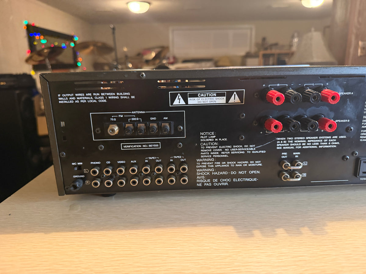Carver MXR-2000 Stereo Receiver FRESH Pro Service Flagship Carver 200WPC Amp🔥🎶