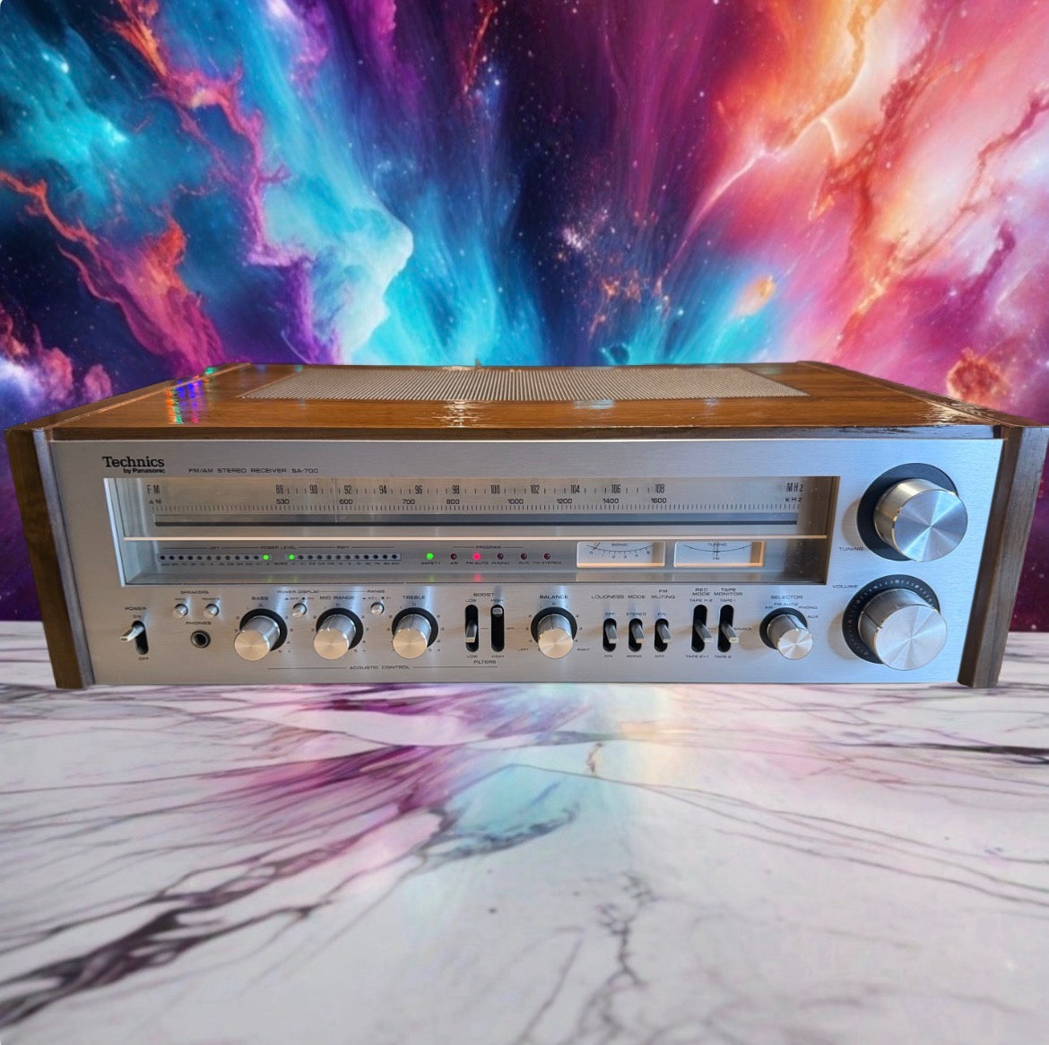 Technics  SA-700 AM/FM Stereo Radio Receiver FULL Pro Servicing Recapped Beauty!