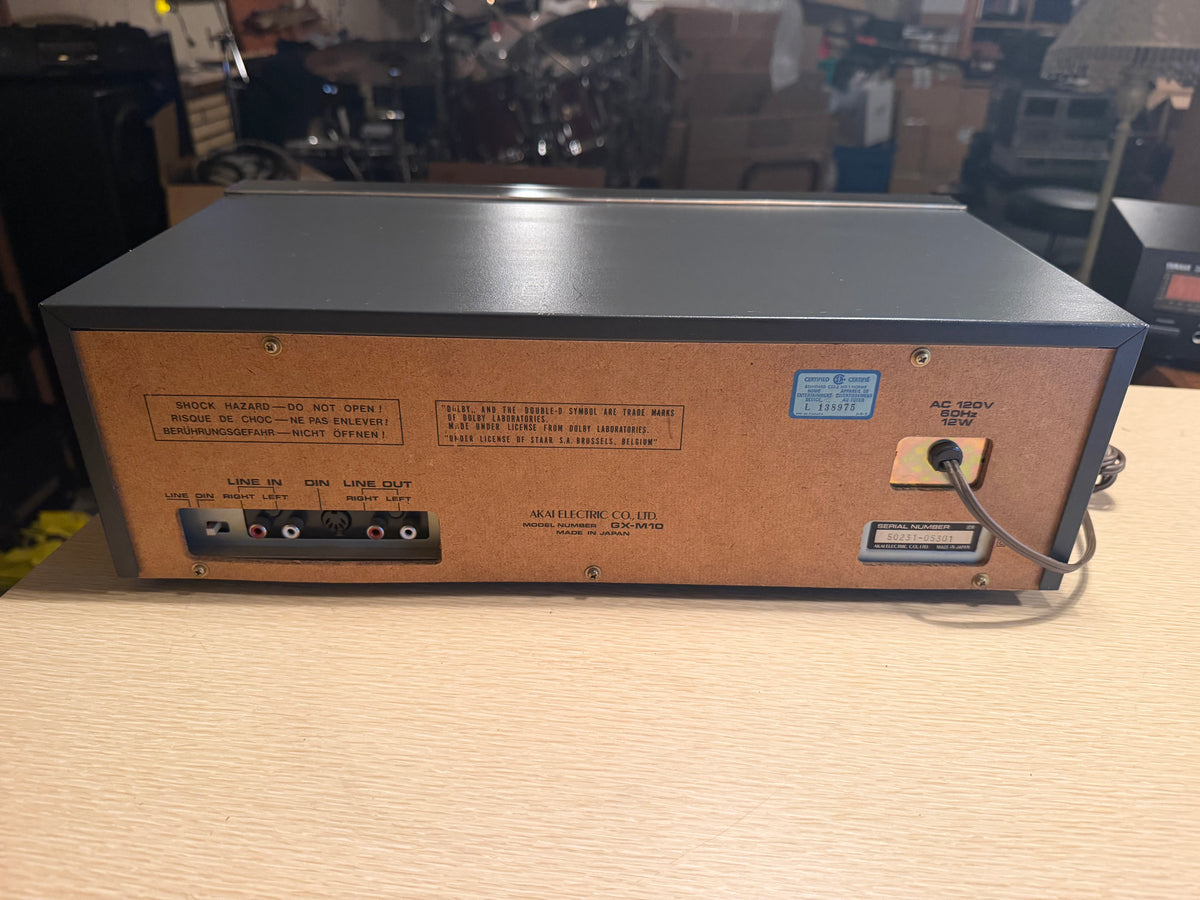 AKAI GX-M10 Cassette Deck High Fidelity Full Fresh Service Works Great V Rare🎶