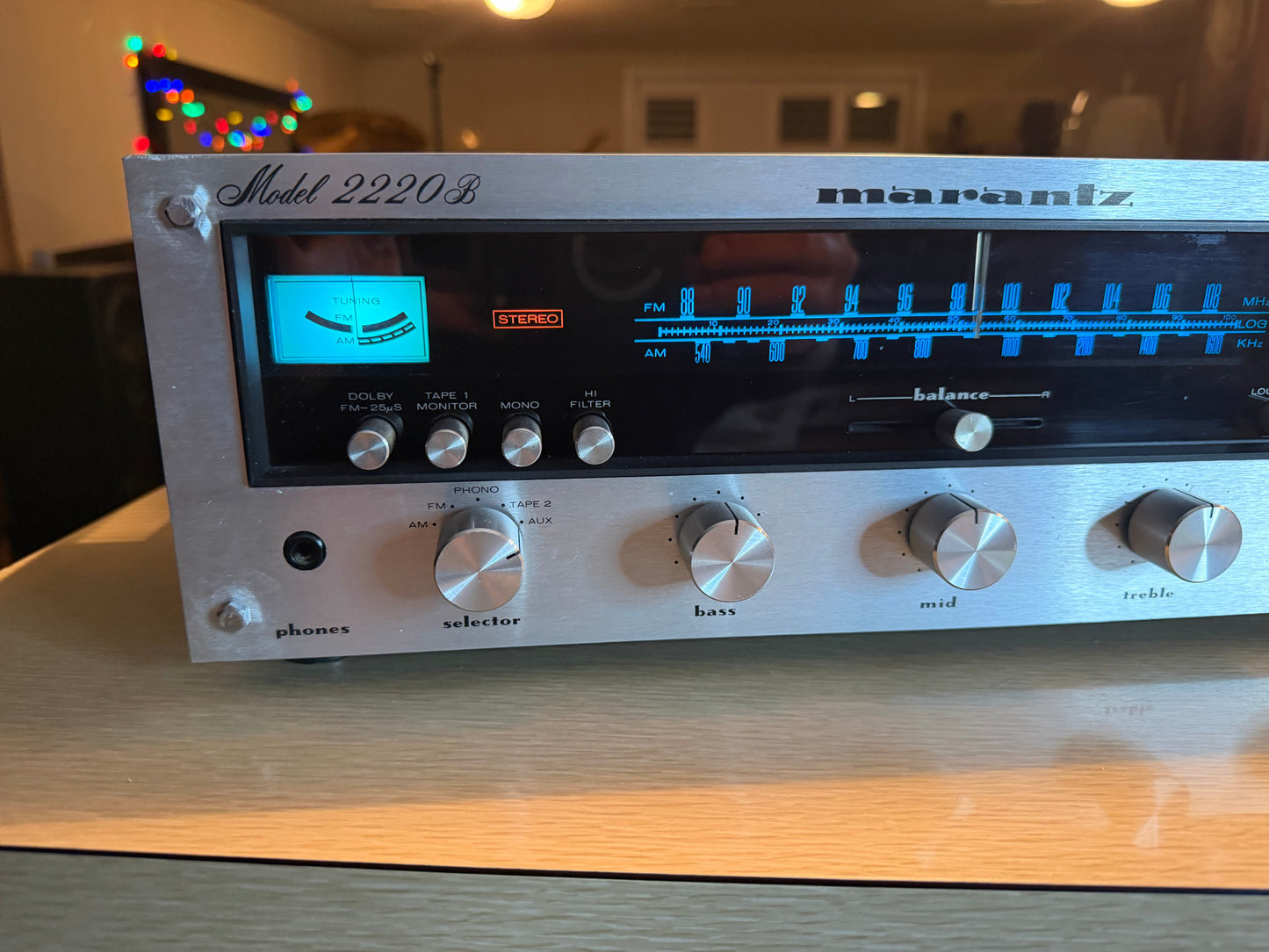 Marantz 2220B Stereophonic Receiver FRESH Bulbs +Full Servicing Excellent CND🔥