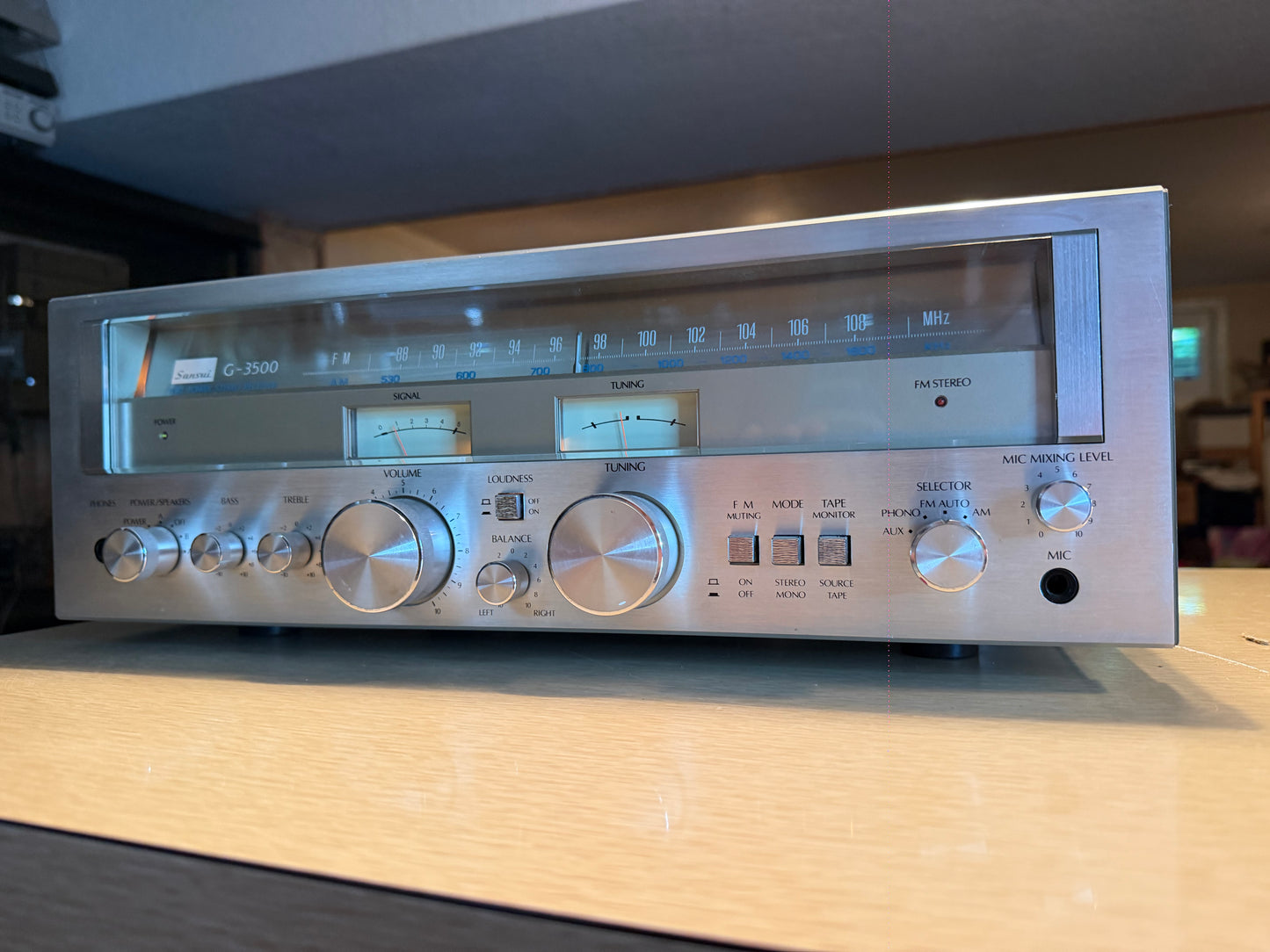Sansui G-3500 Pure Power Stereo Amplifier Excellent Condition Fresh Pro Service!