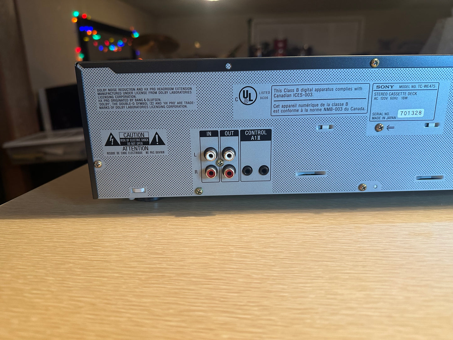 Sony TC-WE475 Dual Stereo Cassette Deck – Full +Freshly Serviced Great Condition
