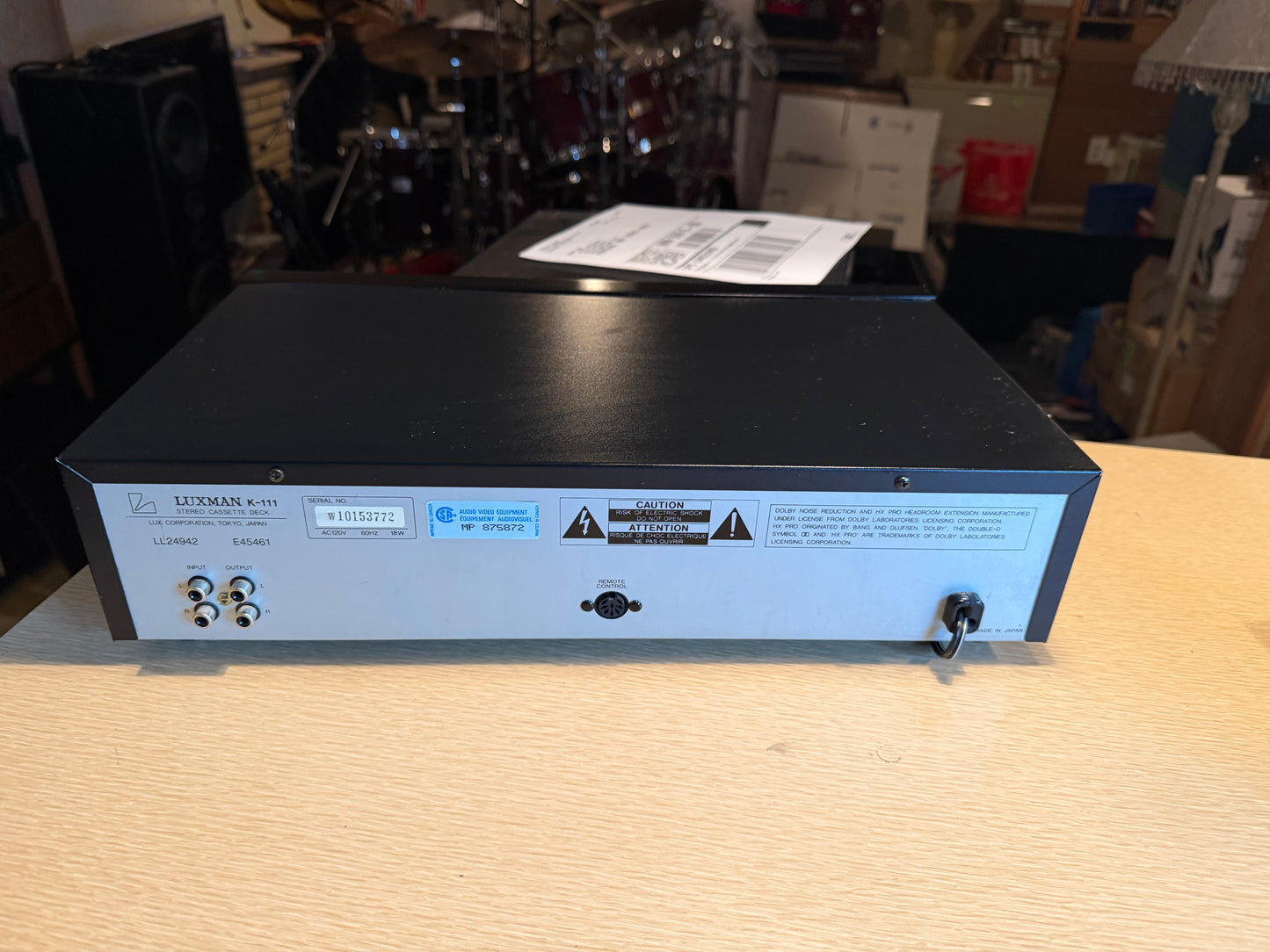 Vintage Luxman K 111 Pro Cassette Deck FRESH FULL SERVICING EXCELLENT SHAPE RARE