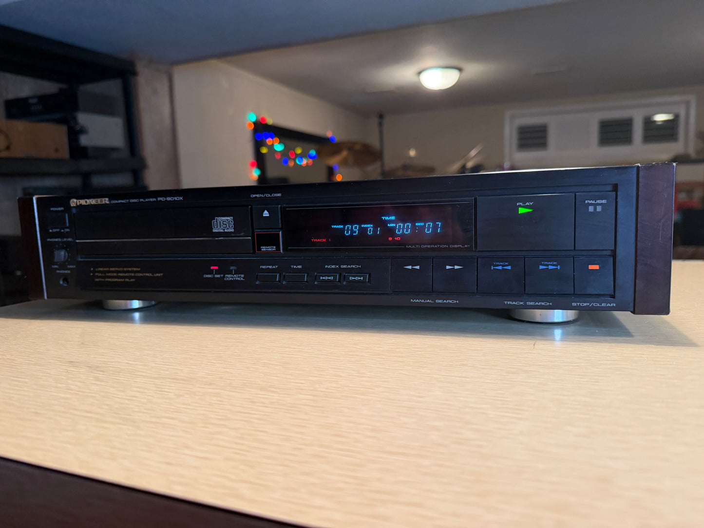 Pioneer PD-9010x CD Player - Wood Sides - Made in Japan Tested Working X Rare🎶