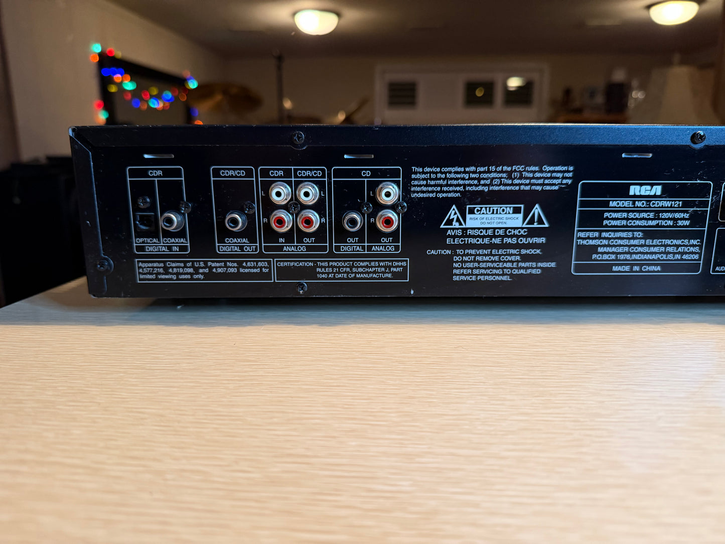 RCA CDRW121 Dual Tray CD Recorder Player Burner TESTED, WORKS Remote Bundle✅