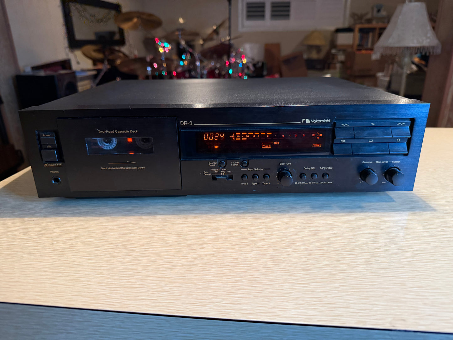 Nakamichi DR3 Stereo Cassette Tape deck *SERVICED* Sounds Amazing Very Rare🔥🎶