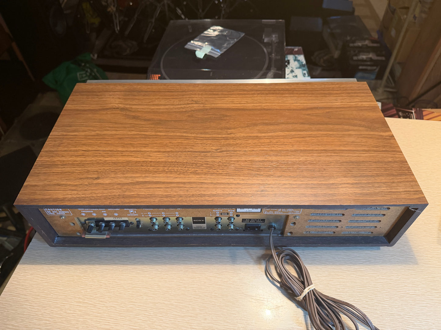 VINTAGE SONY HST-118A AM-FM 8-TRACK STEREO RECEIVER VERY RATE FRESH SERVICE🔥🎶