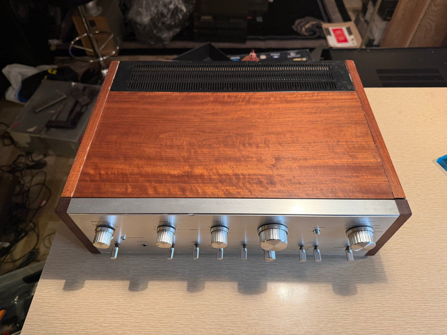 Rare Pioneer SA-7100 Integrated Amplifier Silver Face VTG Full Fresh Service🎶🔥