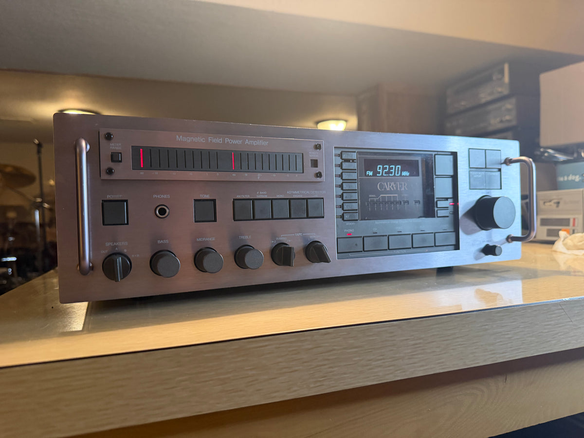 Carver MXR-2000 Stereo Receiver FRESH Pro Service Flagship Carver 200WPC Amp🔥🎶