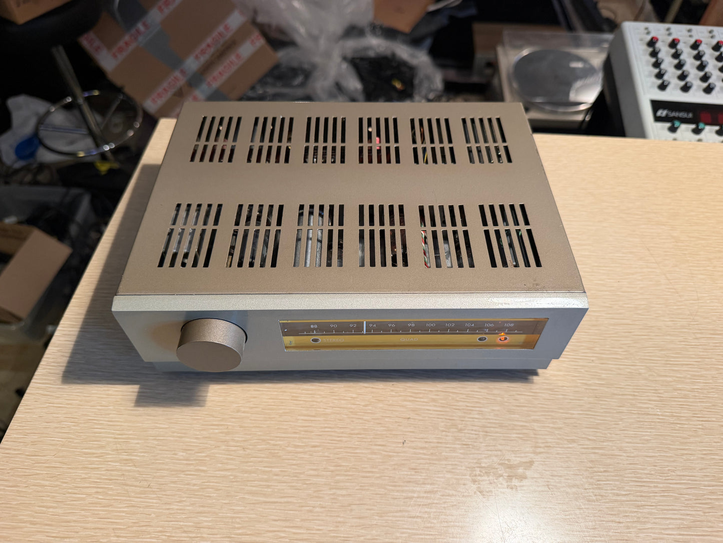 Vintage Quad FM II Valve FM Tuner Extremely Rare Vintage Serviced Beauty🎶🔥
