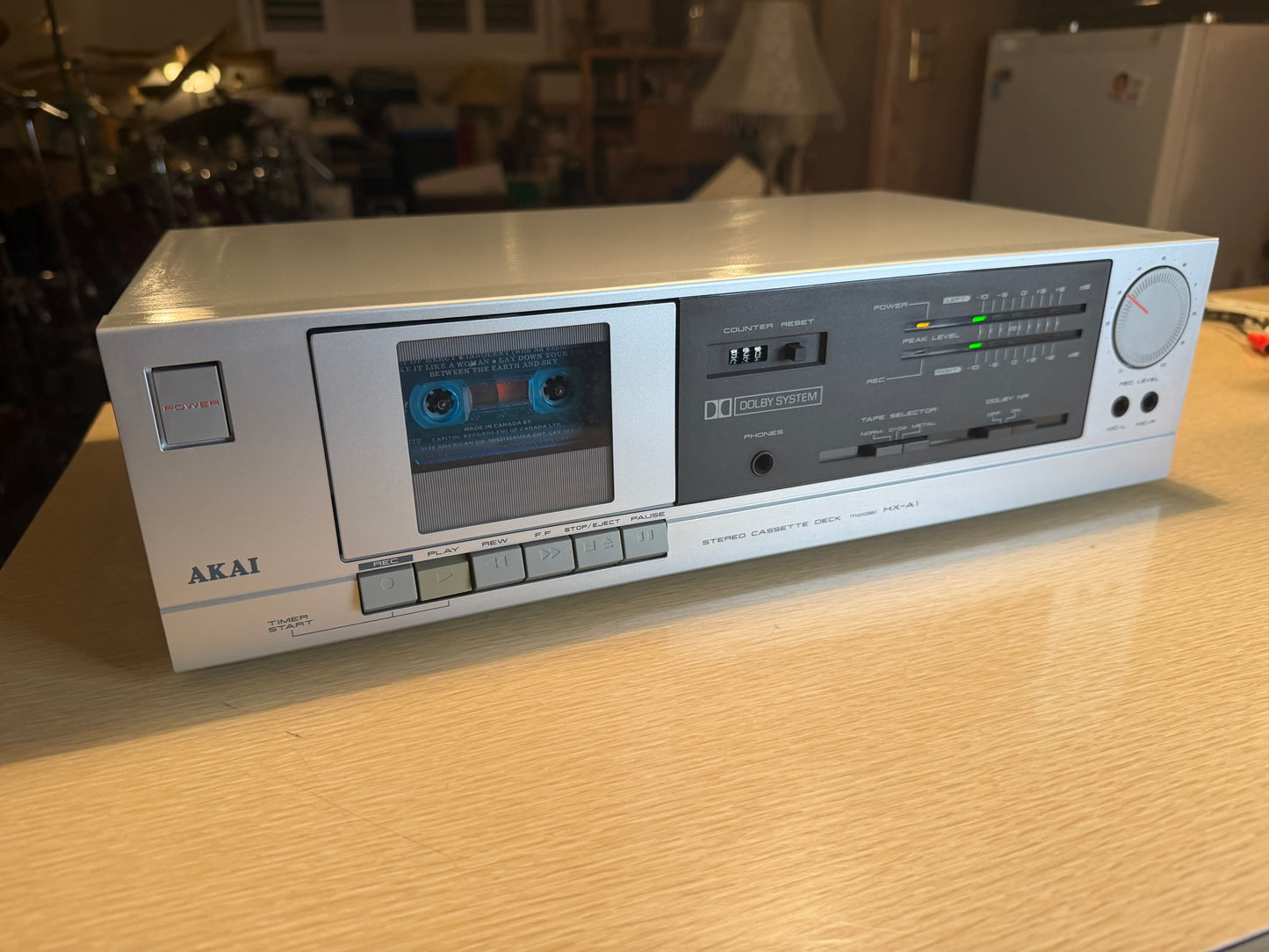 Akai HX-A1 Stereo Cassette Deck player recorder FRESH SERVICING WORKS GREAT🎶🔥
