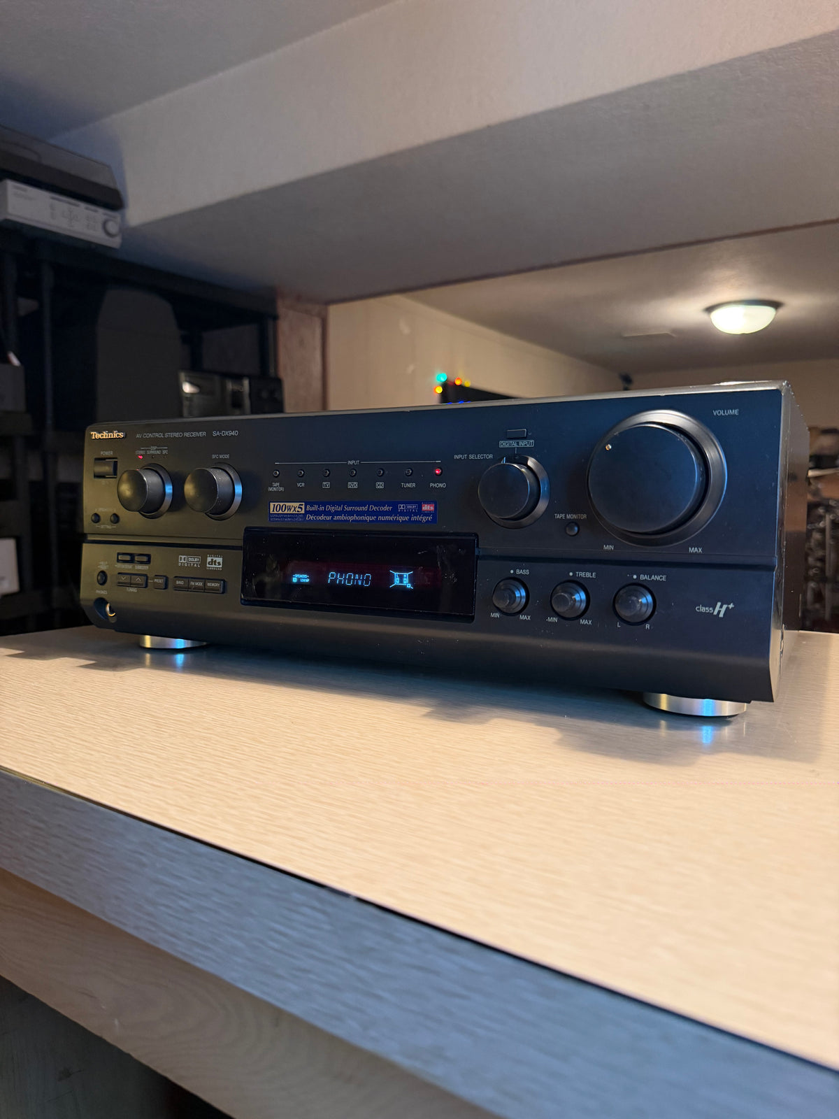 Technics SA-DX940 AV Control Stereo Receiver Vintage 1990's 100WPC Fresh Service