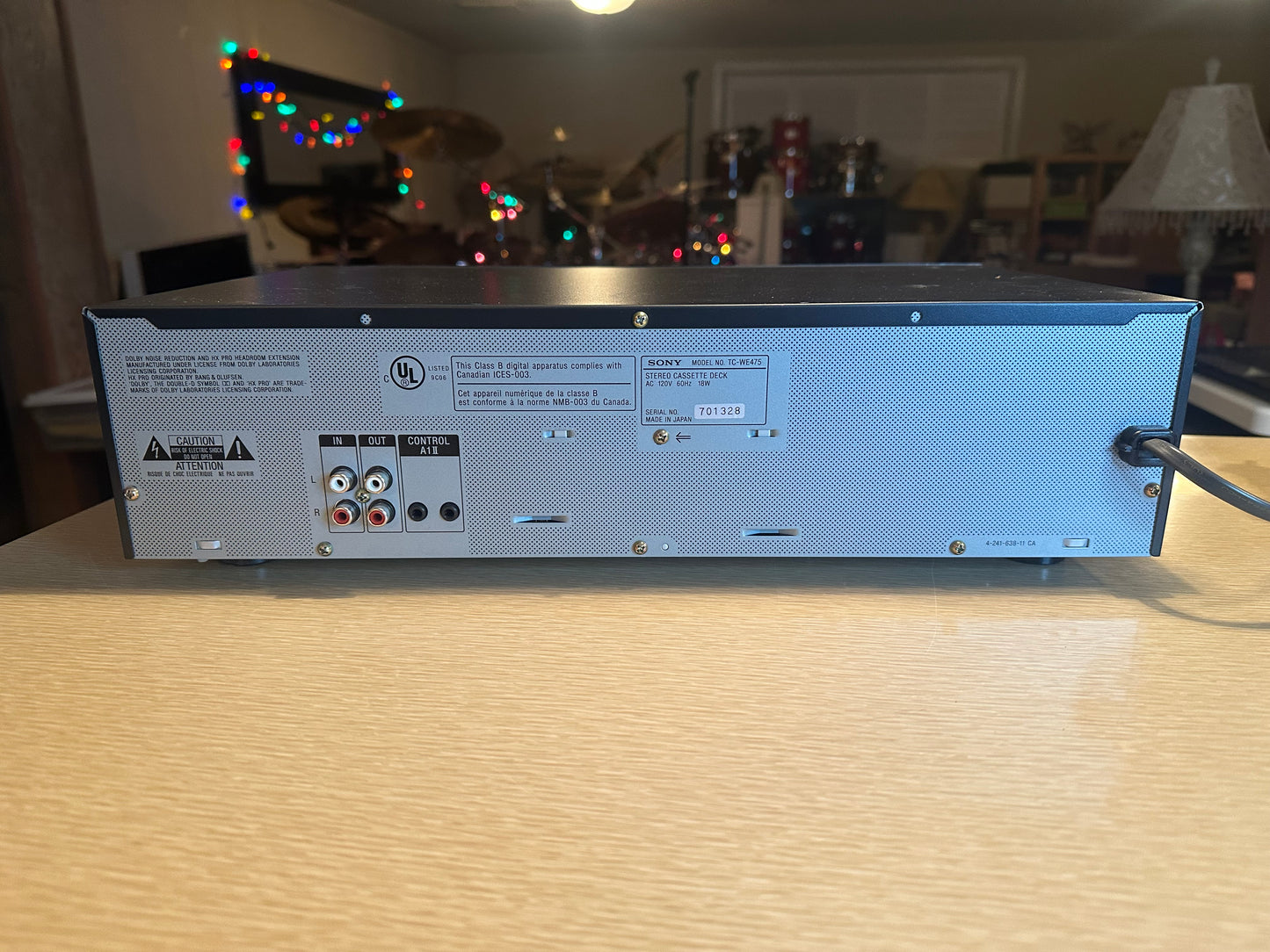 Sony TC-WE475 Dual Stereo Cassette Deck – Full +Freshly Serviced Great Condition