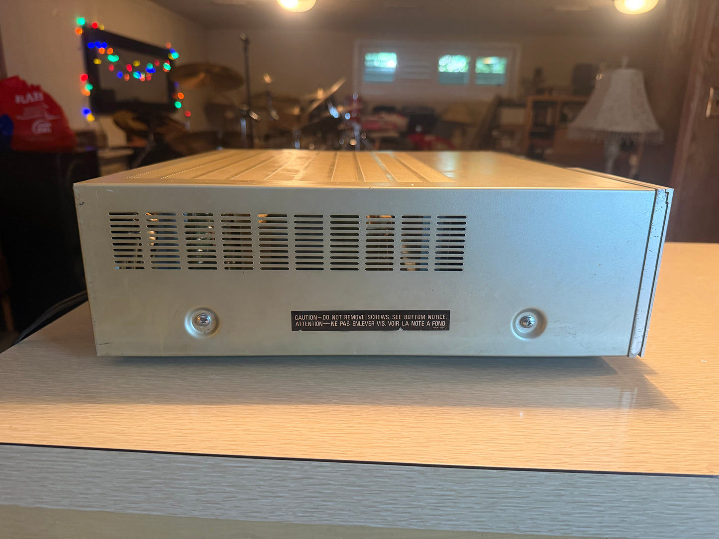 Vintage Pioneer A-8 Stereo Non Switching Amplifier Gold Champagne Fresh Service!