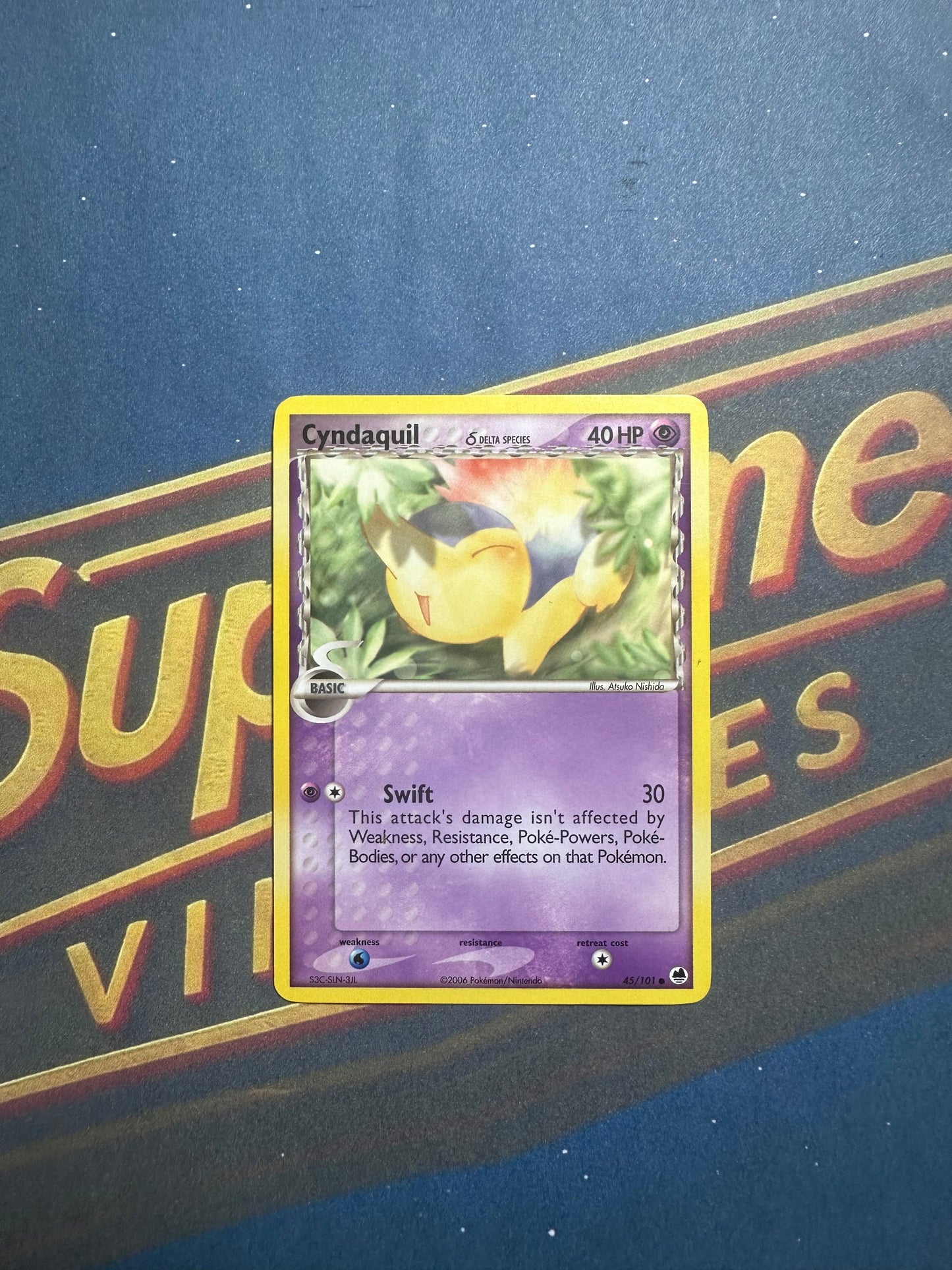 Cyndaquil (Delta Species) Dragon Frontiers 45/101 LP Pokémon Card