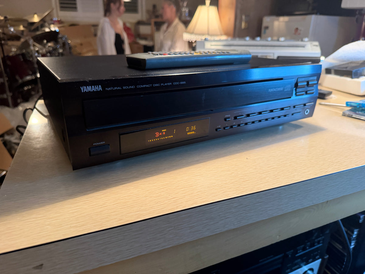 Yamaha CDC-665 5-Disc Carousel CD Player + Remote + Serviced Great Condition🎶🔥