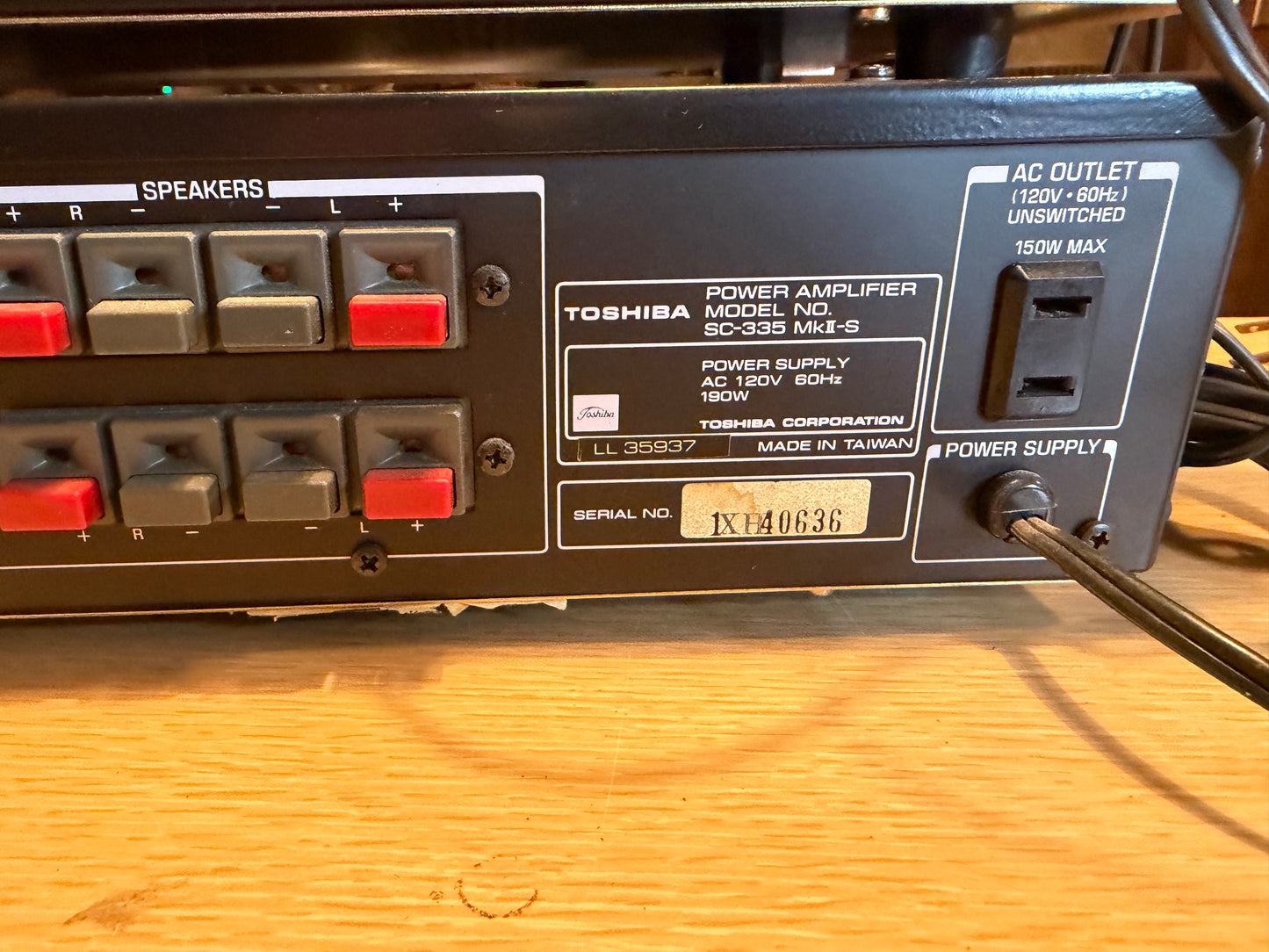 Toshiba AUREX SC-335 MK II Amp & Toshiba SY-335 MK II Preamp FULL FRESH SERVICE!