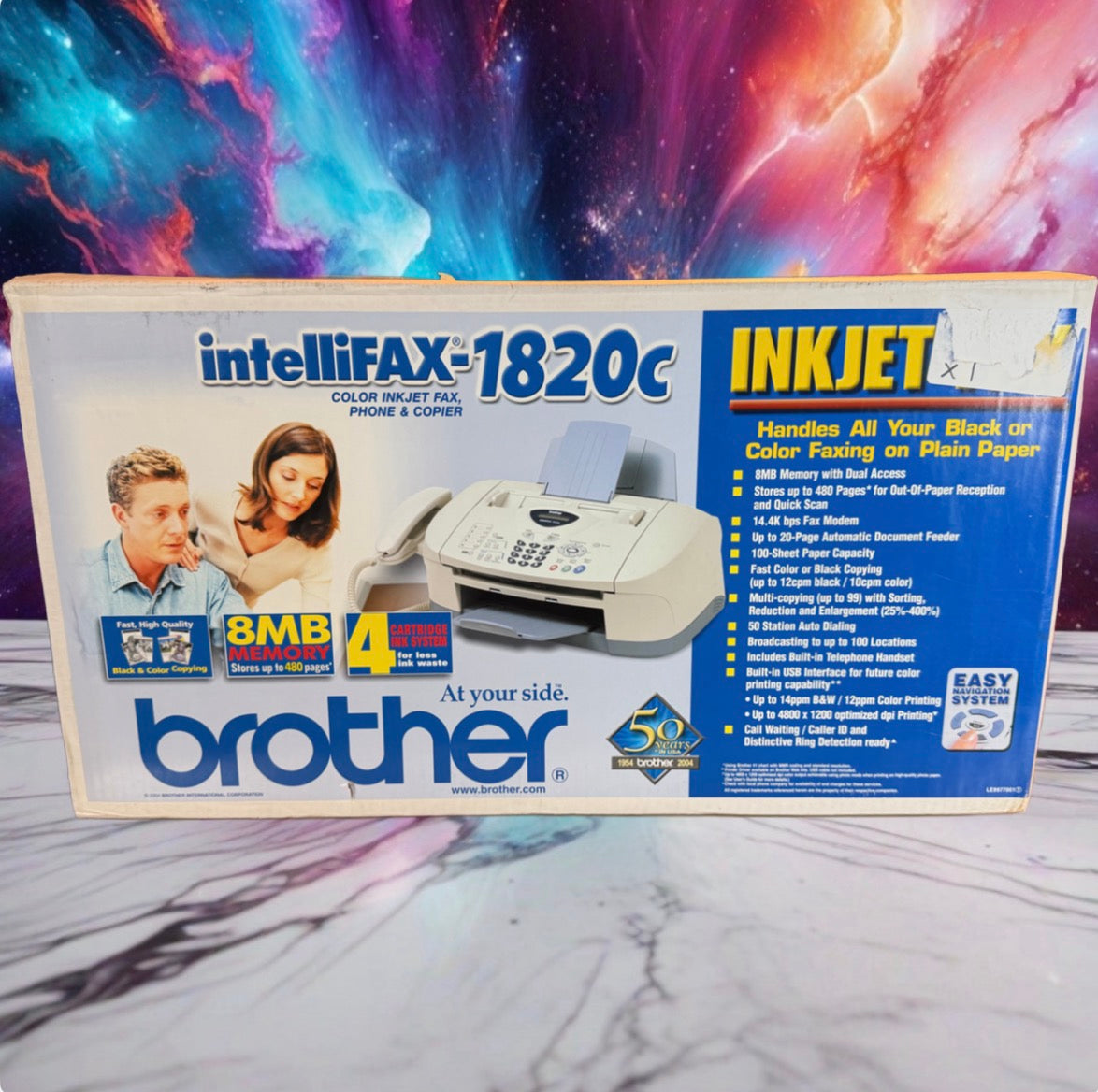 NIB Brother Intellifax 1820C Plain Paper Fax Phone Copier Fax Machine Very Rare!