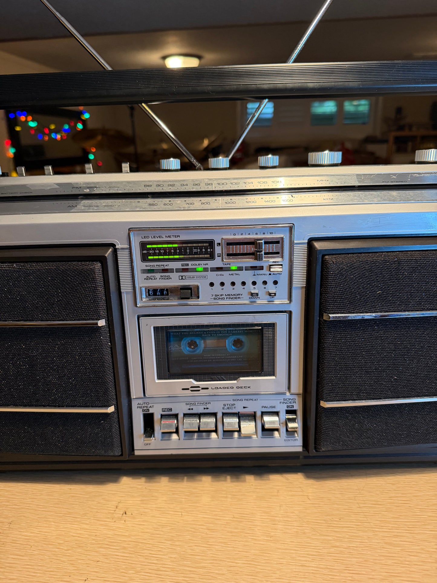 Pioneer SK-95 Runaway Vintage Boombox Cassette Radio AM FM Fresh Pro Servicing🔥