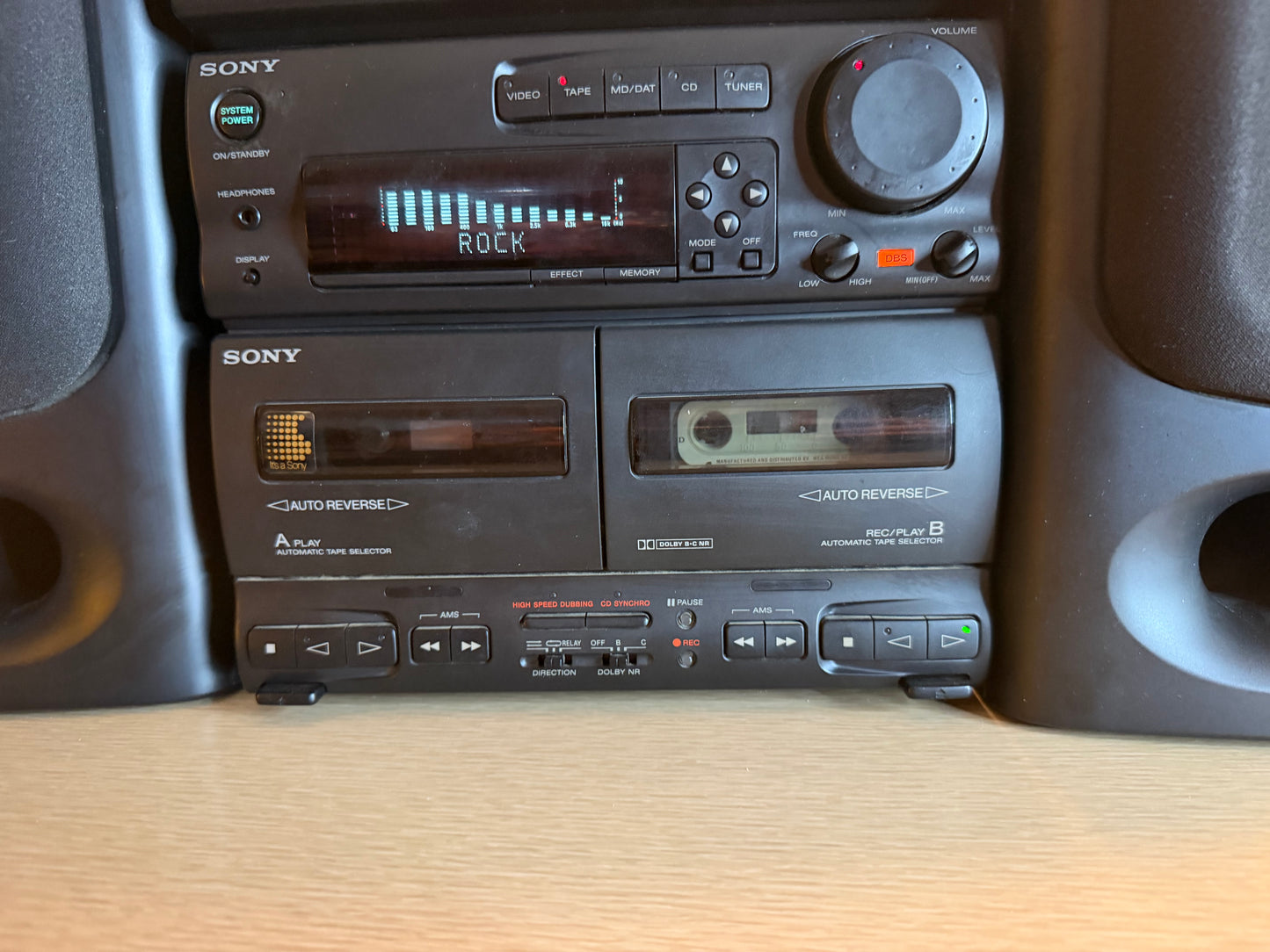 Sony MHC-C70 Hi-Fi Component System Dual Cassette Deck Professional Servicing