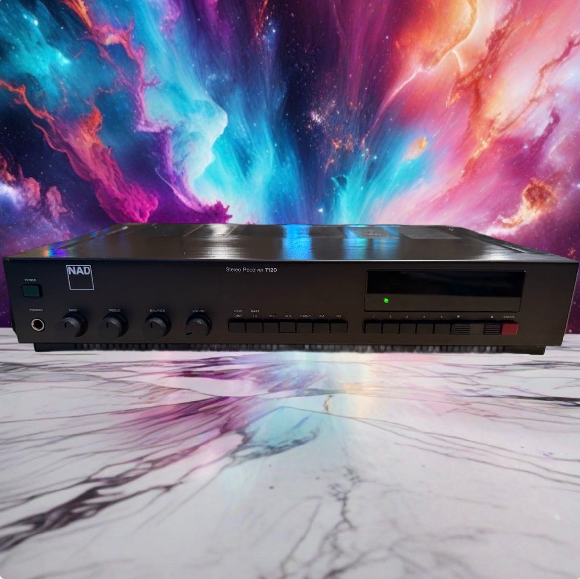 Vintage NAD Model 7120 Stereo Receiver Serviced Works Great Very Rare Reliable🎶