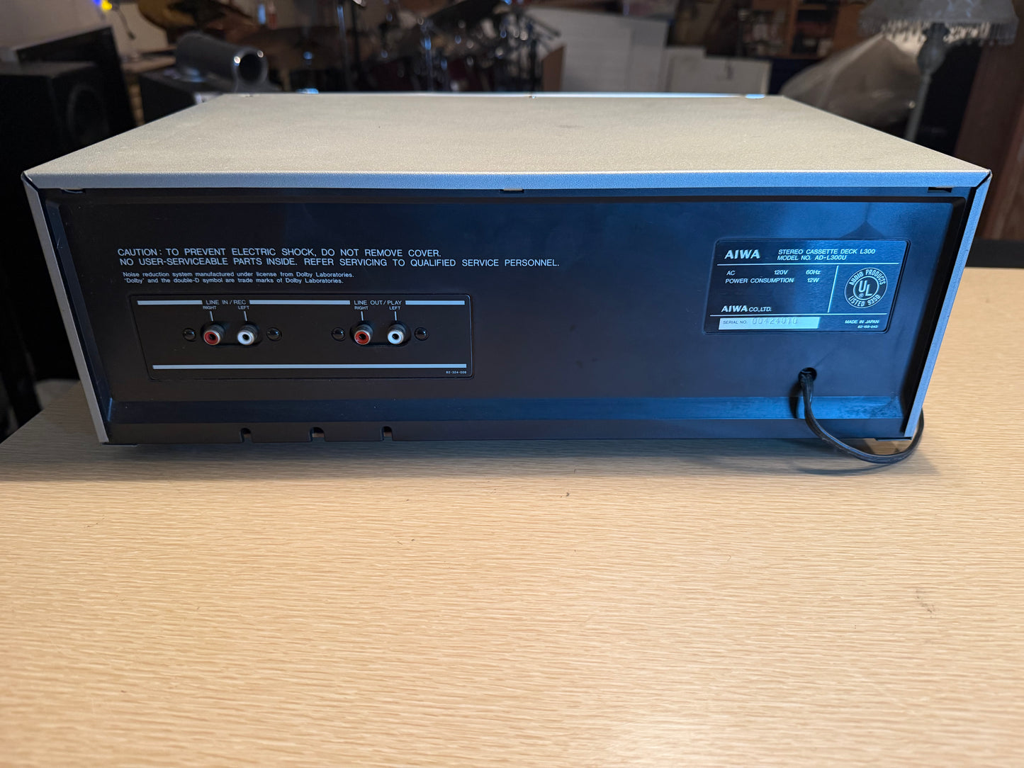Aiwa L300 AD-L300 U Vintage Stereo Cassette Deck FRESHLY Serviced New Belts Rare