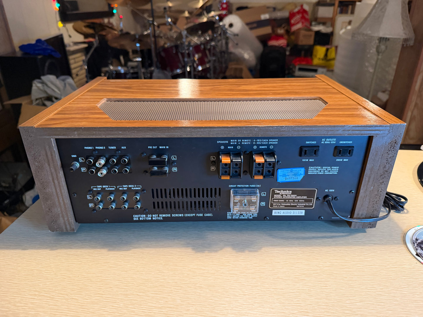 Technics SU-8600 Integrated Amplifier MINT Condition Full Pro Servicing Beauty🎶