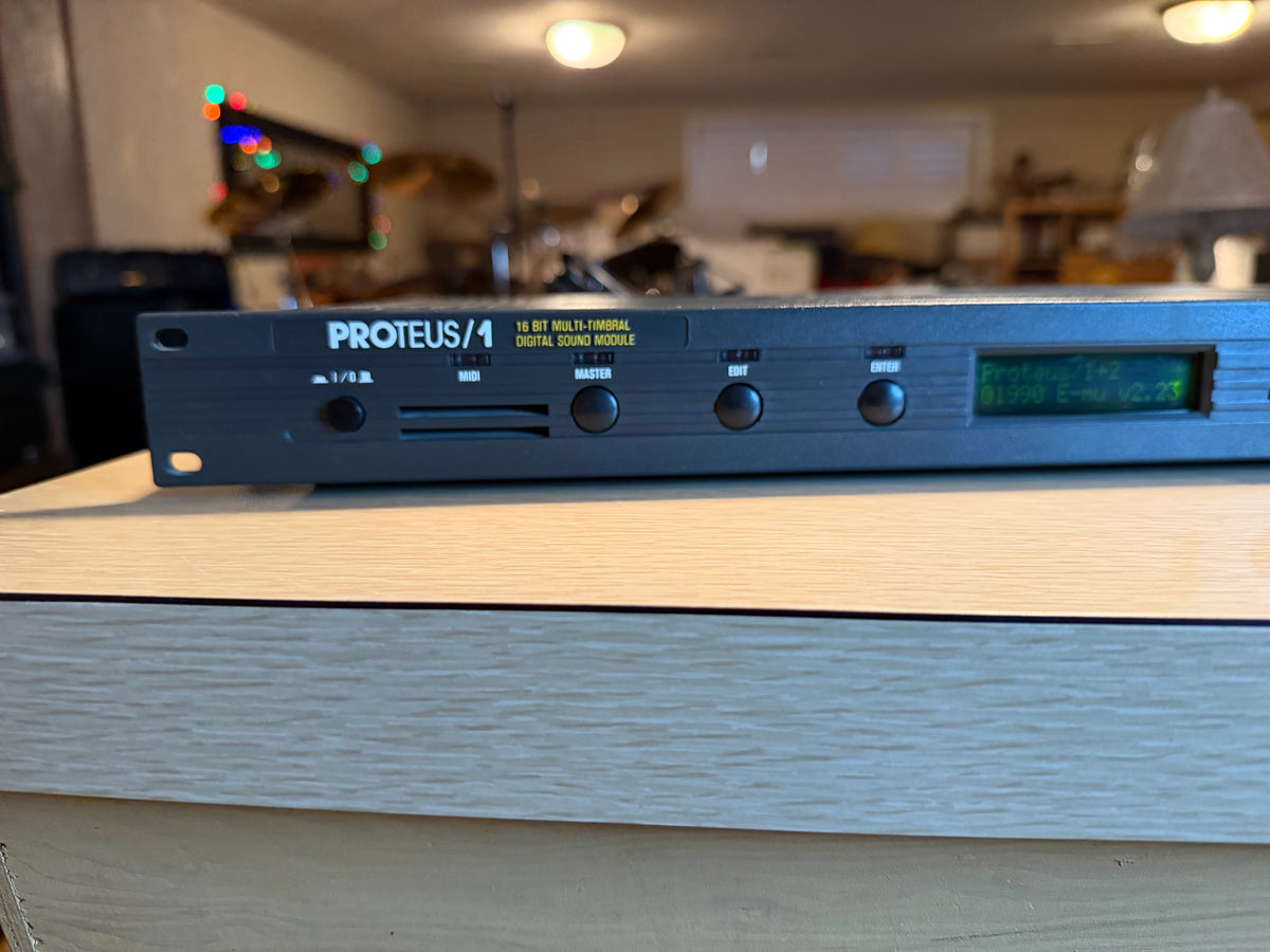 E-MU Proteus 1 Rock/Pop Model 9010 Keyboard module Rack Fully Operational 🎶