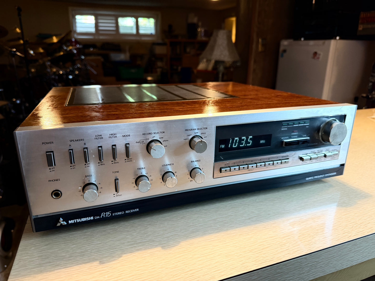 Audiophile Mitsubishi DA-R15 Stereo Receiver Beautiful Finish FRESH SERVICE 💎
