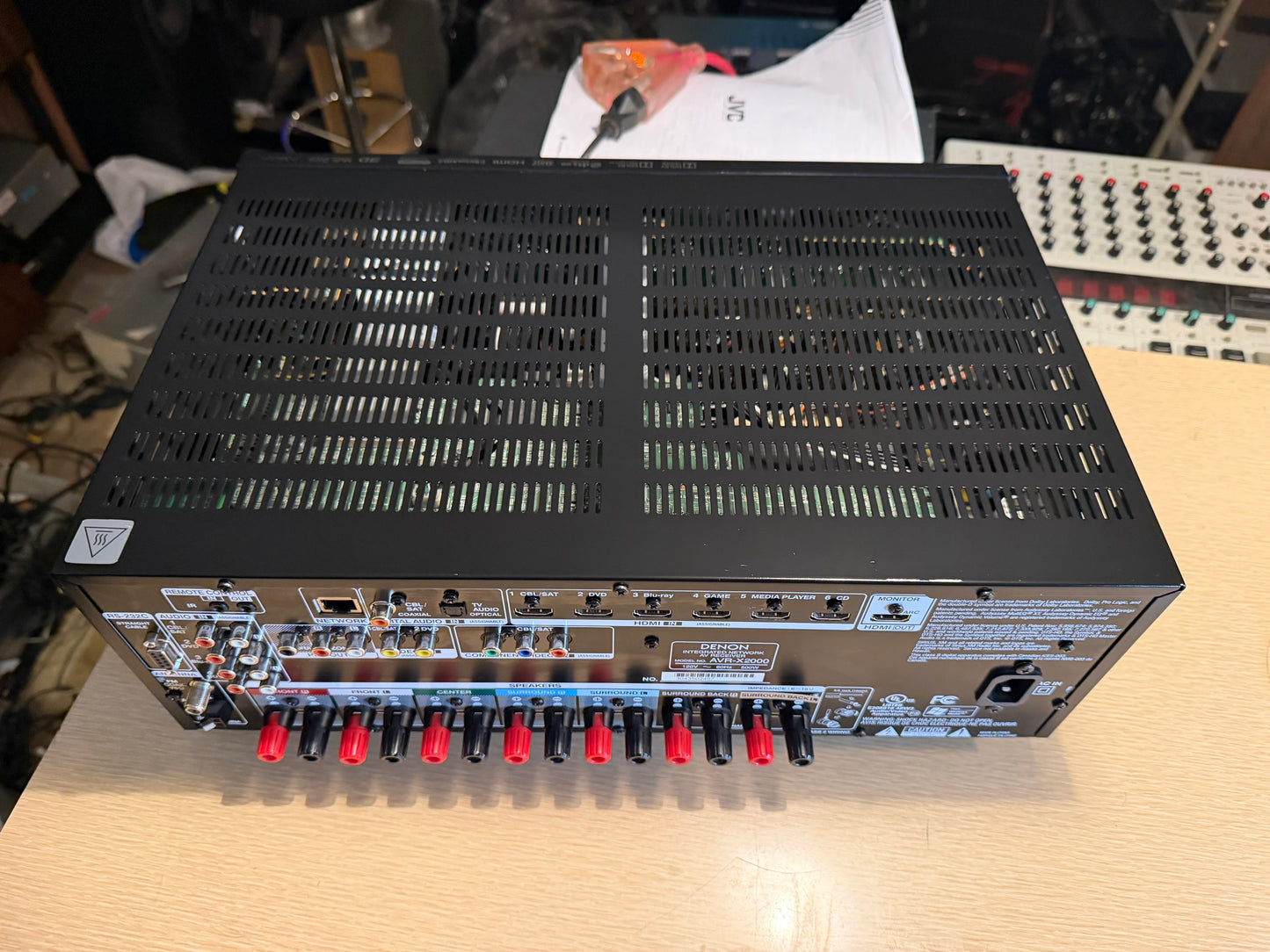 Denon AVR-X2000 7.1 Channel Integrated Network AV Receiver Serviced Rmt Bundle🔥