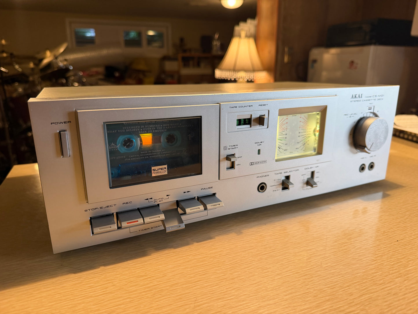 Akai CS-M01A  Cassette Deck Dolby - Clean, Working, Full Fresh Servicing Rare🎶