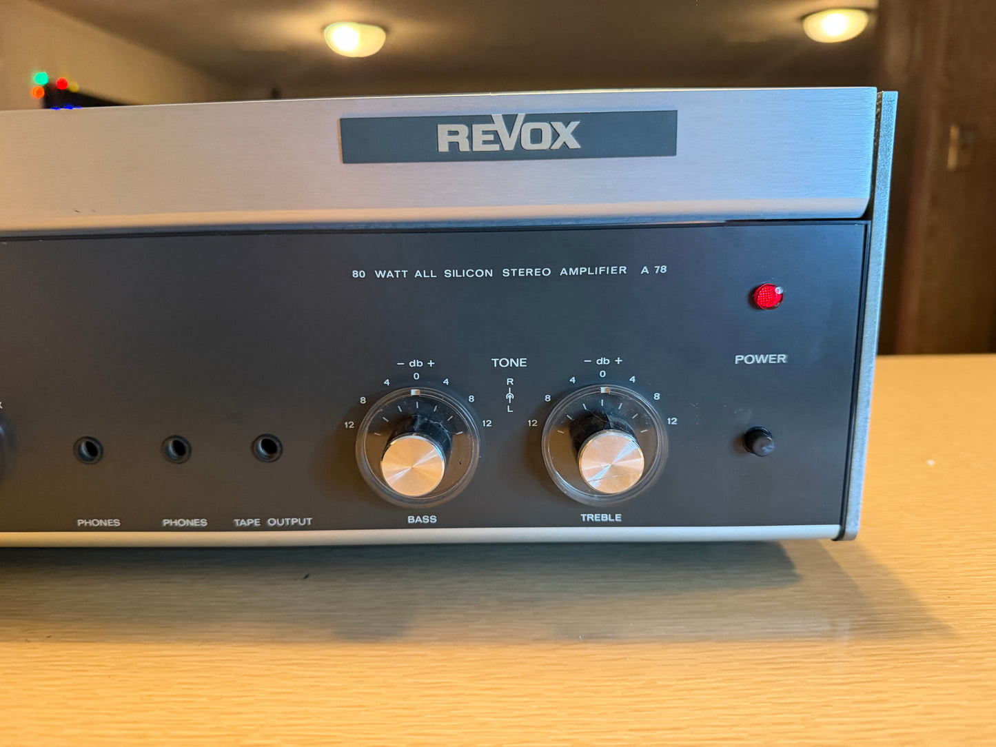 VTG Revox A78 Solid-State Integrated Stereo Amplifier Serviced Sounds Great Rare