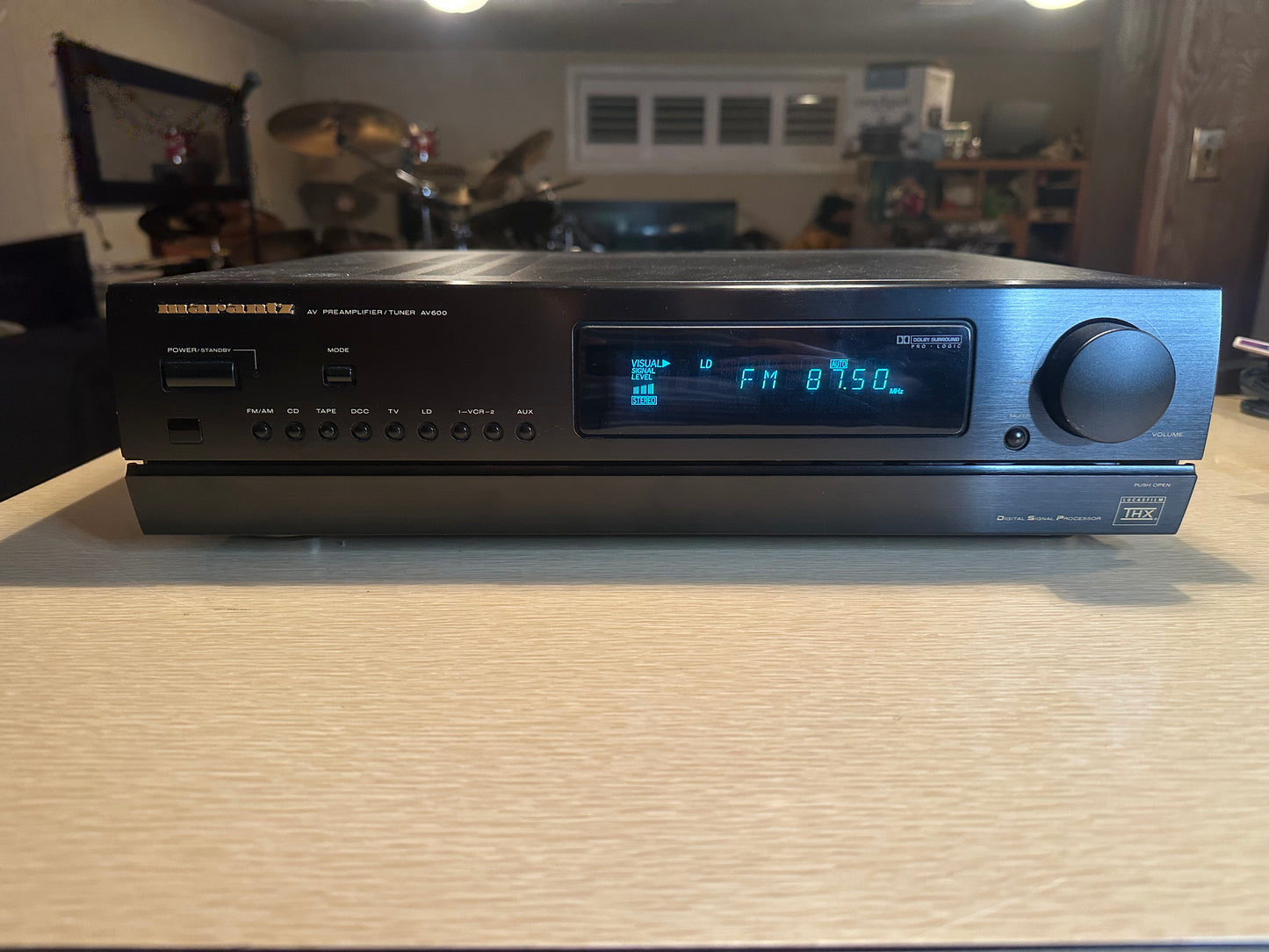 VTG MARANTZ PREAMPLIFIER /TUNER MODEL AV 600 Fully Serviced Very Rare Audiophile