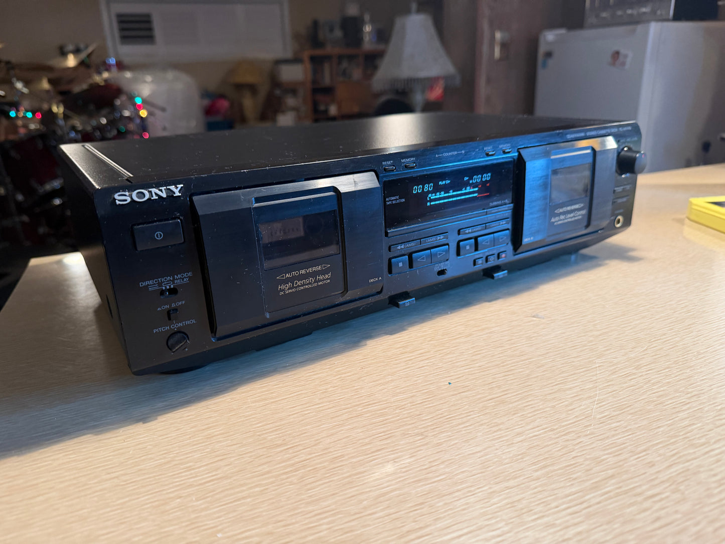 SONY TC-WE435 Dual Cassette Deck Auto-Reverse Dolby B,C Serviced & TESTED