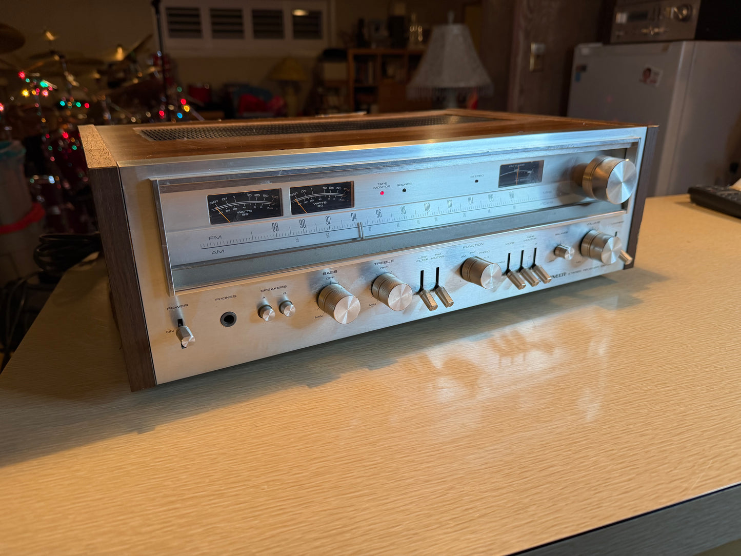 Vintage Pioneer SX-780 Stereo Receiver 45 Watts Per Channel High Output Serviced