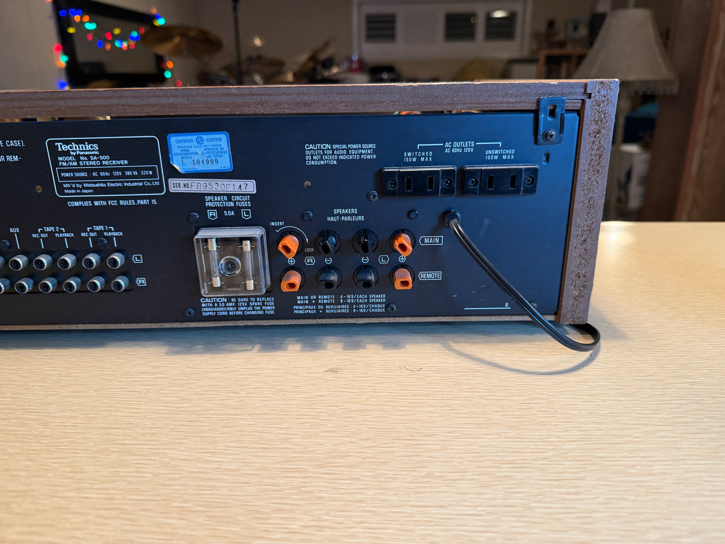 Technics SA-500 Stereo Receiver FULL FRESH SERVICE REFINISHED BEAUTIFUL GEM💎