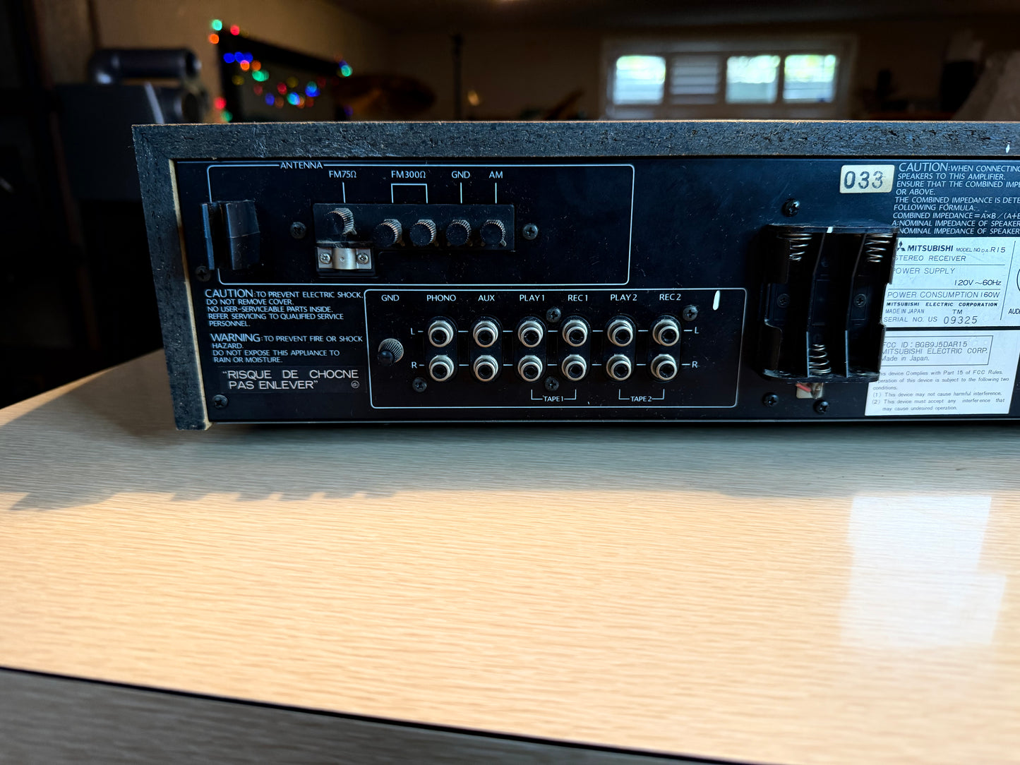 Audiophile Mitsubishi DA-R15 Stereo Receiver Beautiful Finish FRESH SERVICE 💎