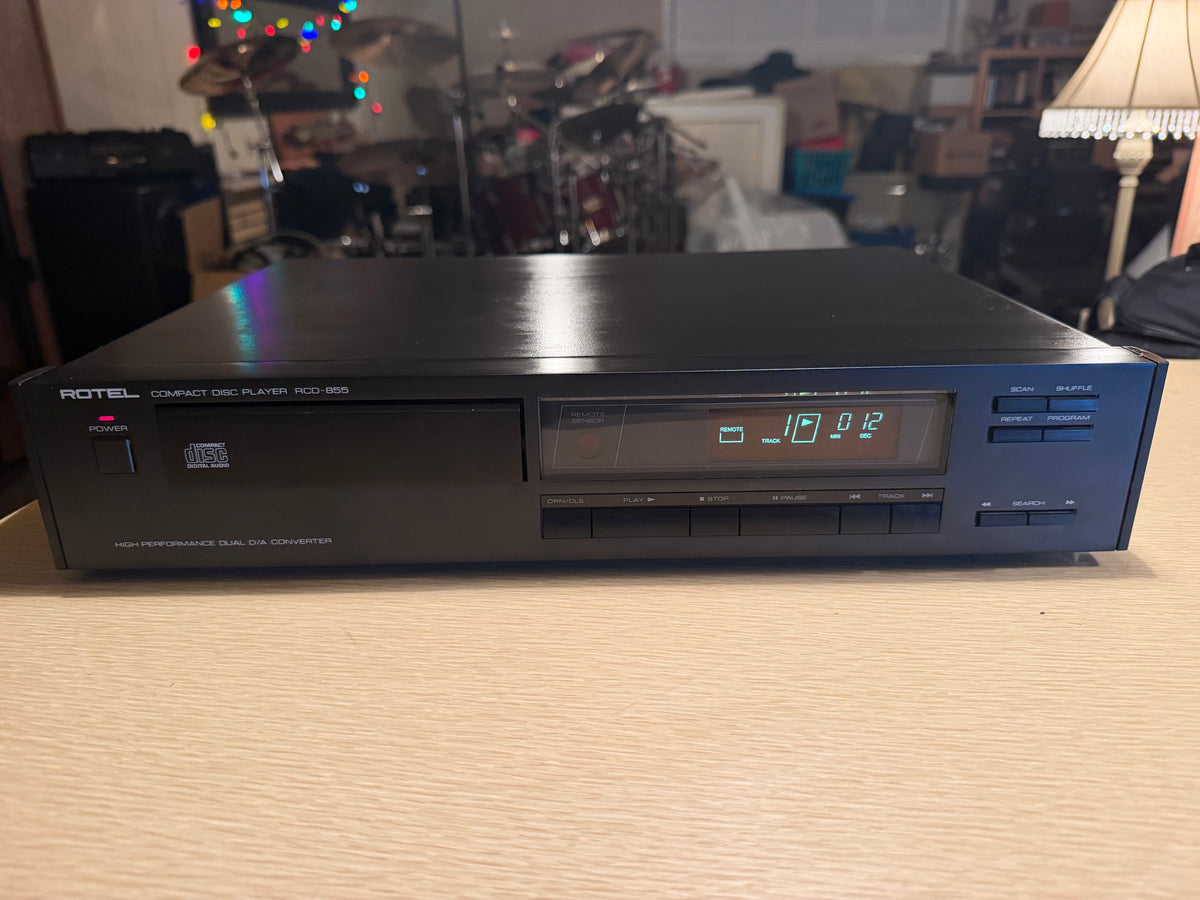 Vintage Rotel RCD-855 Near Mint CD Player High-End Dual D/A Converter Serviced🔥