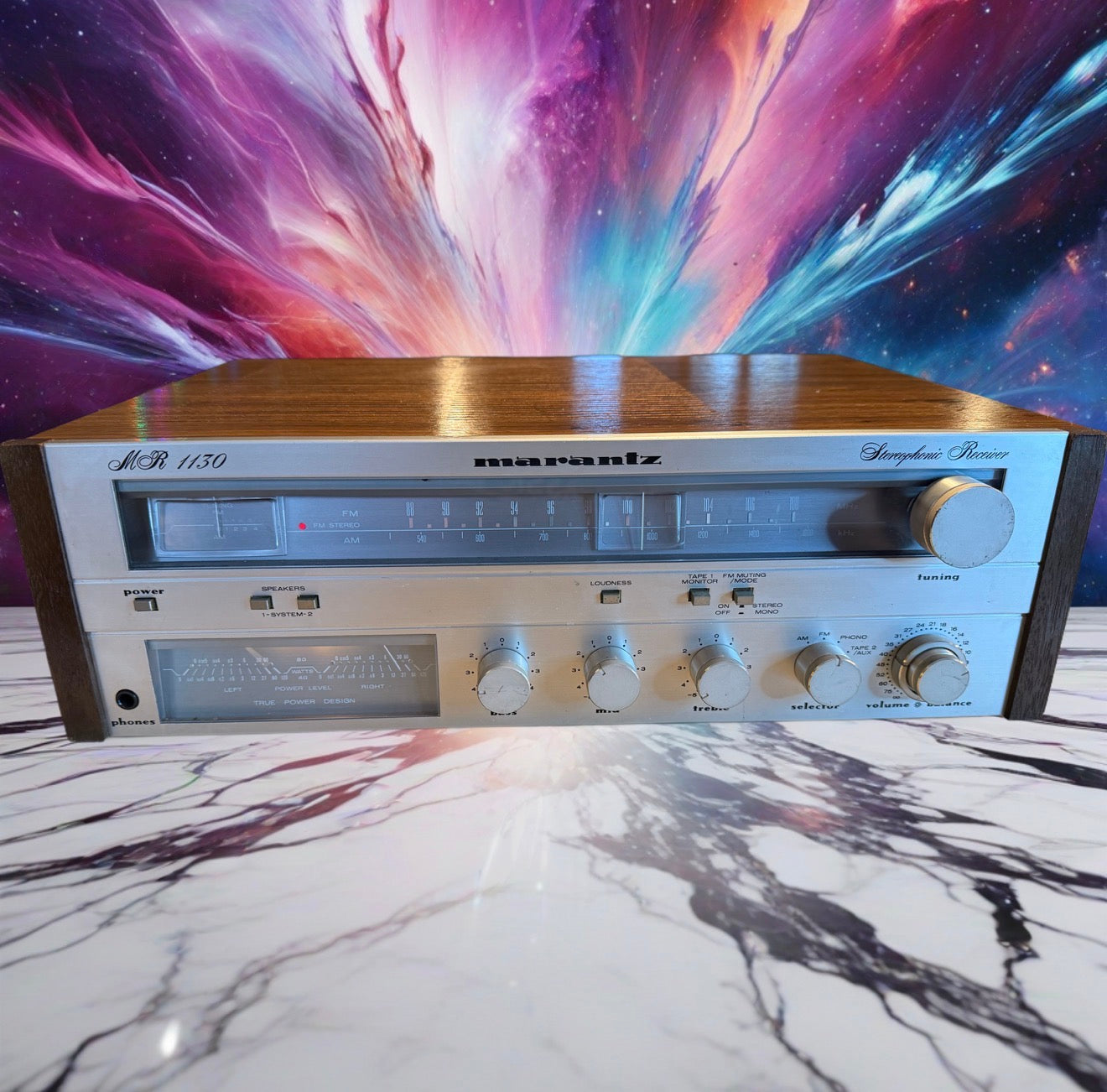 Vintage Marantz Receiver MR 1130 Stereo Am FM Serviced Great Shape Very Rare 🎶