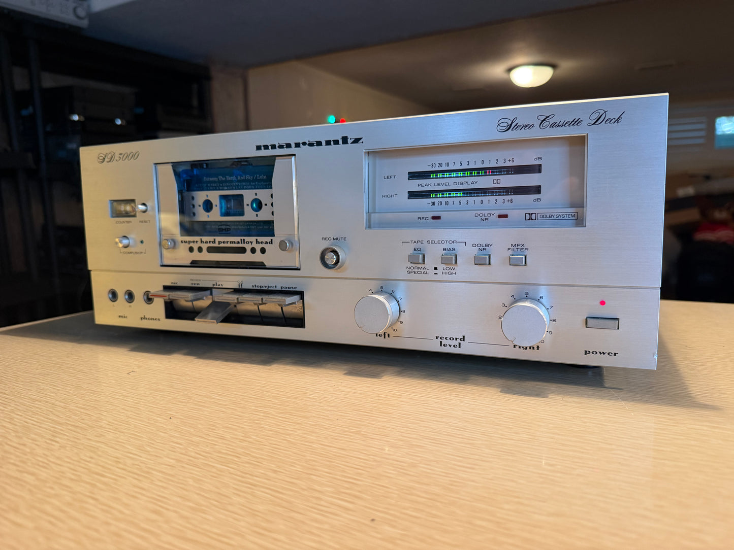 VINTAGE Marantz SD3000 Stereo Cassette Deck  Near Mint Fresh Service Rare Gold🔥