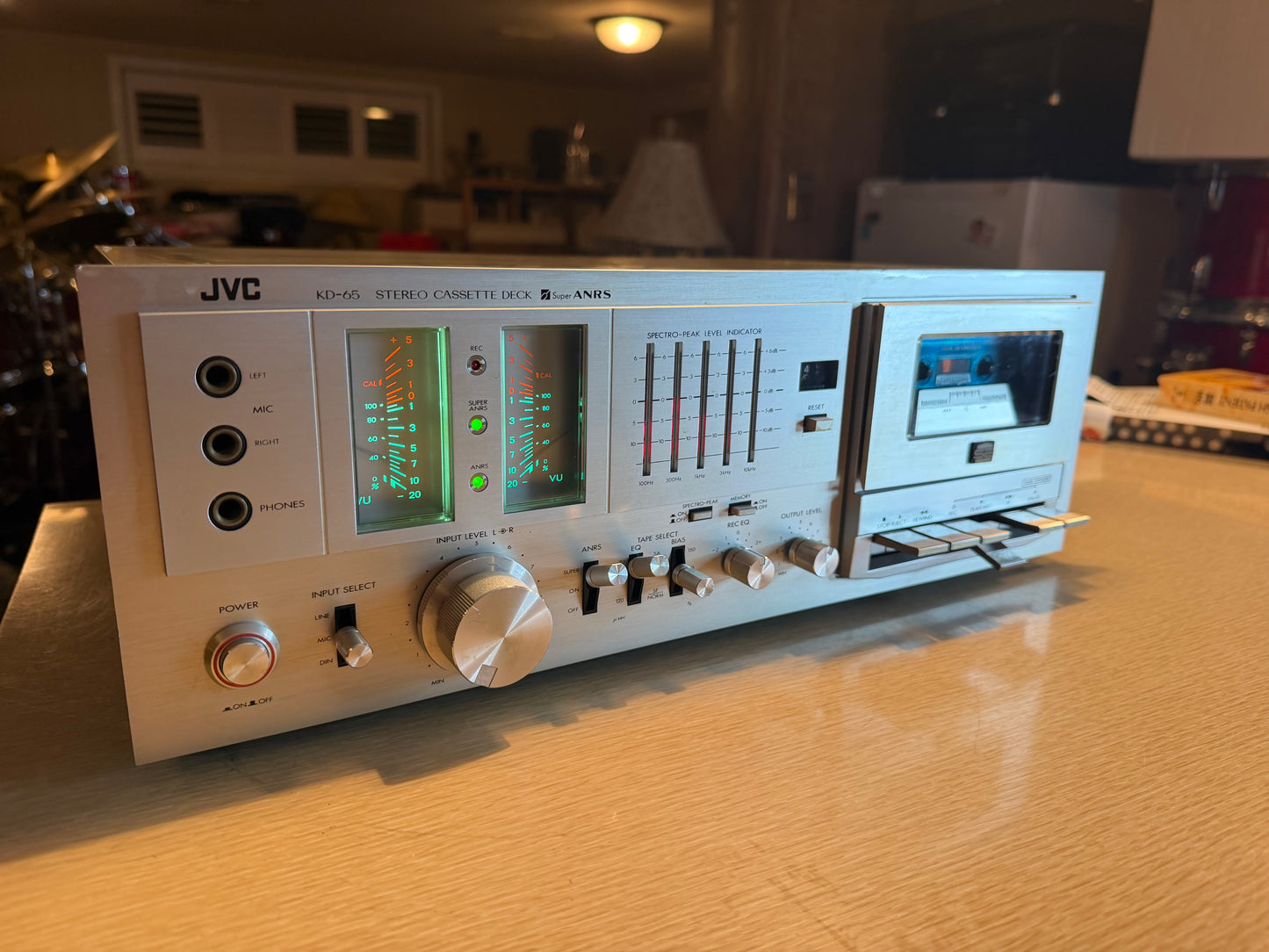 Very Cool JVC KD-65 Cassette Deck – Freshly Serviced, New Belt – Excellent Cond!