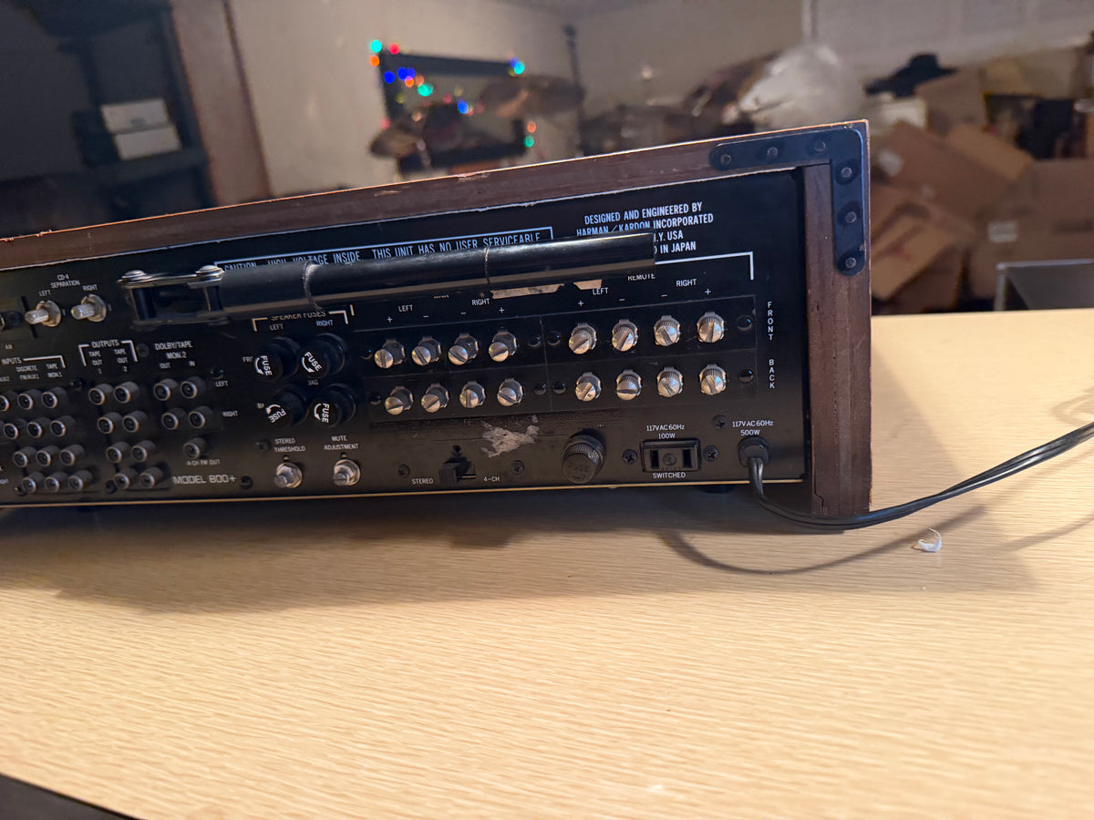 HARMAN KARDON 800+ Rare Vintage Stereo Quadraphonic Receiver Fresh Pro Service🎶