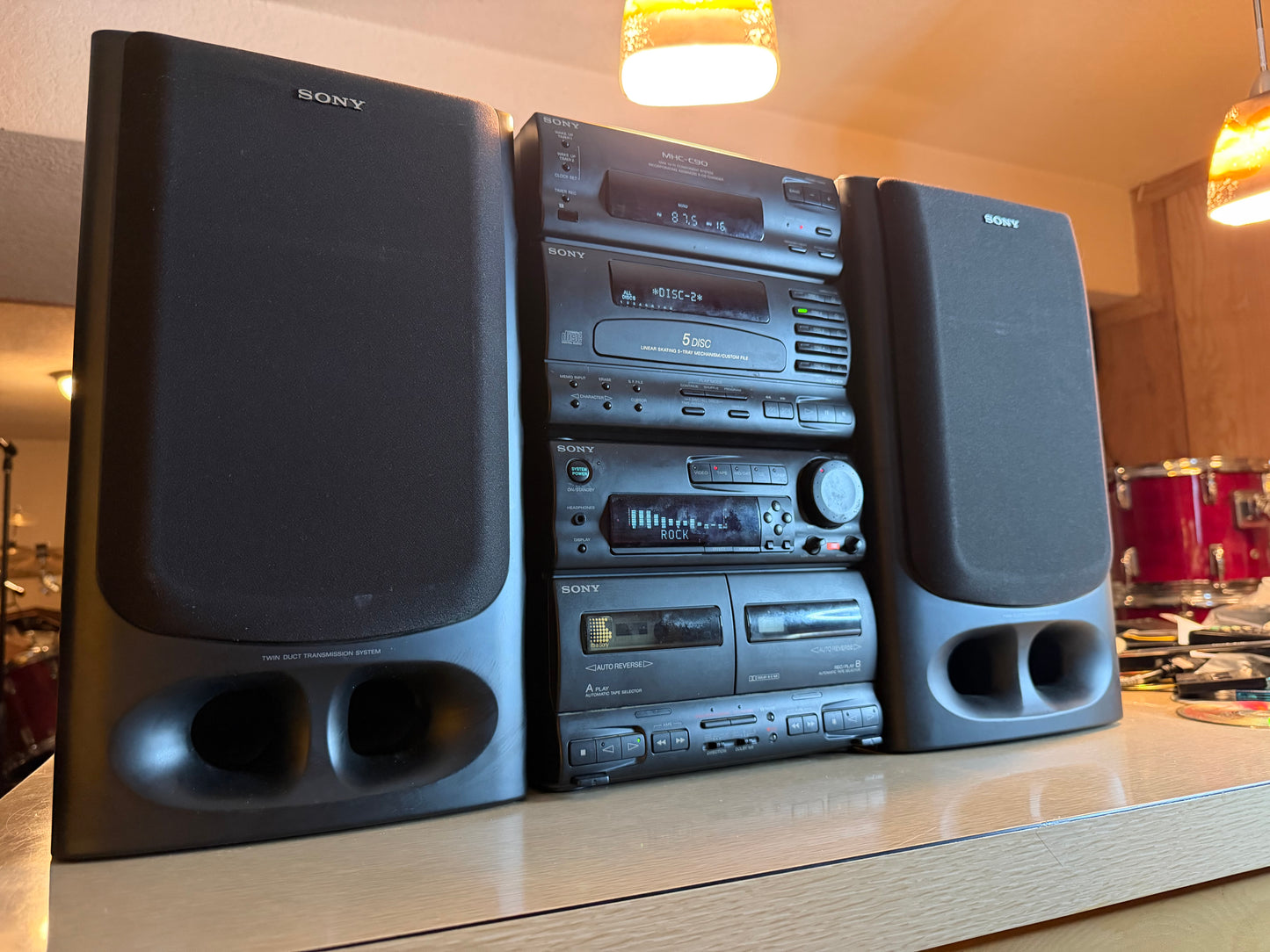 Sony MHC-C70 Hi-Fi Component System Dual Cassette Deck Professional Servicing