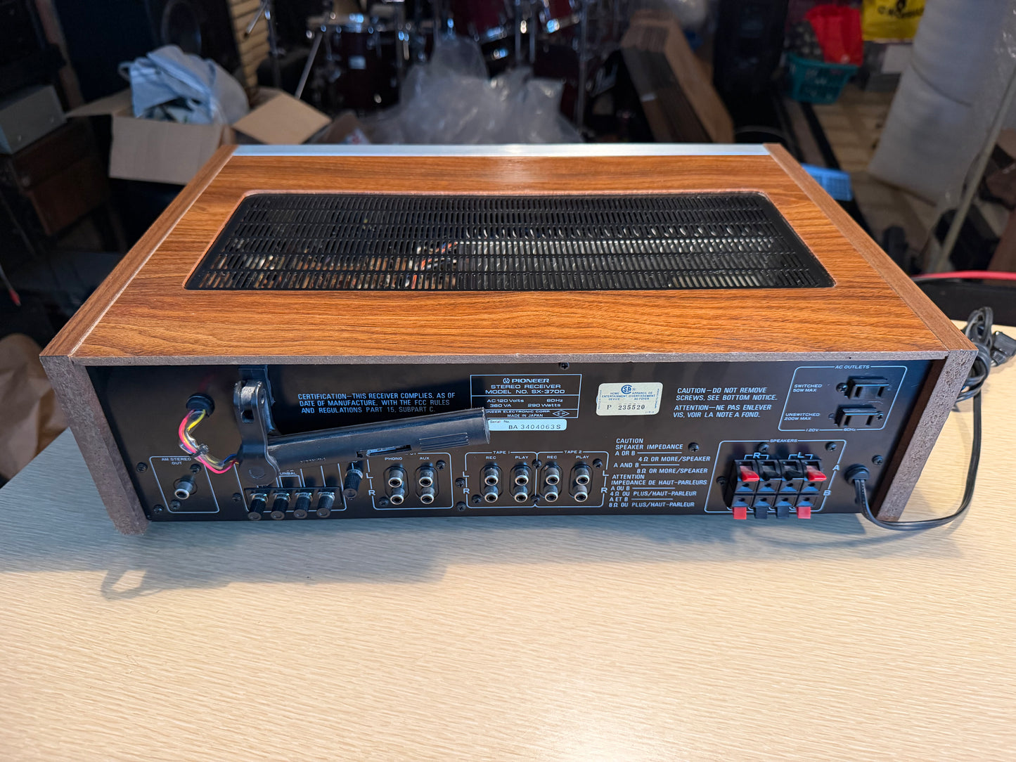 Fully Serviced Pioneer SX-3700 Receiver 45WPC Fluoroscan Technology Excellent🔥