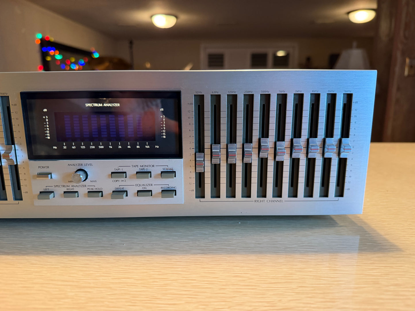 Sansui SE-8 Graphic Equalizer Blue-Light Spectrum Analyzer NEW Bulbs SERVICED🎶
