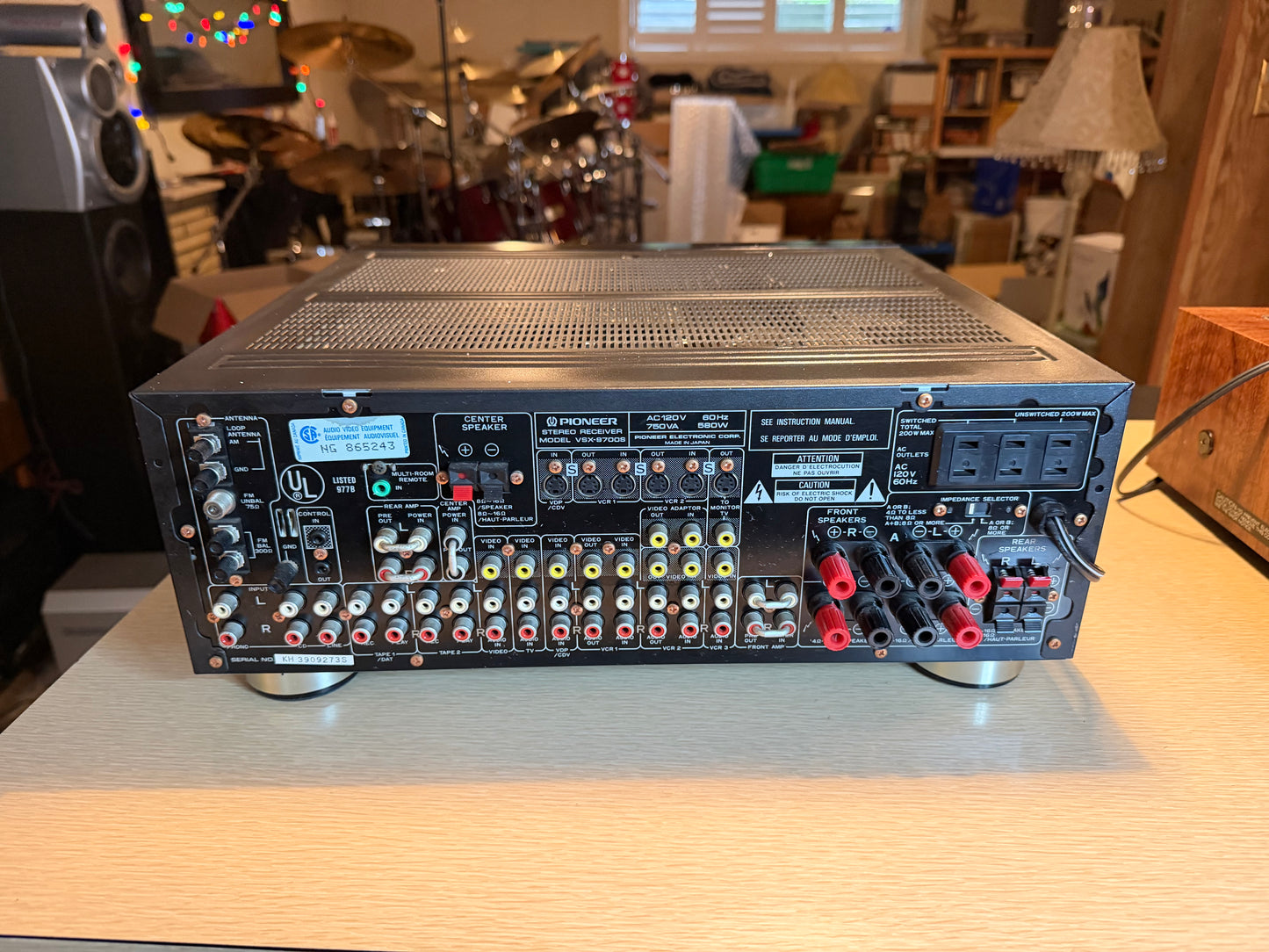 PIONEER VSX-9700S Audio/Video Stereo Receiver Dolby Surround FRESH SERVICE Wow🔥