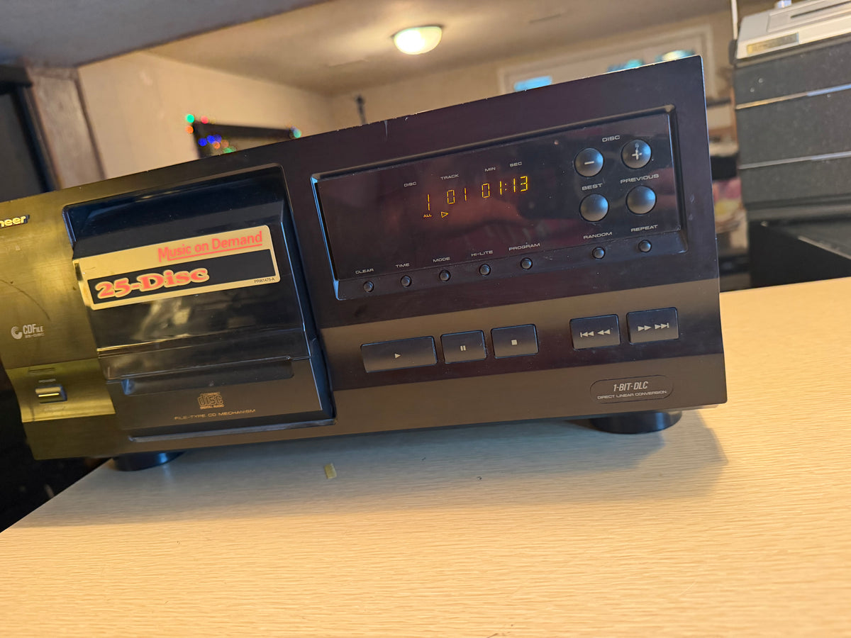 Pioneer PD-F407 25-Disc CD File Changer Player Serviced Tested works Smooth🔥🎶